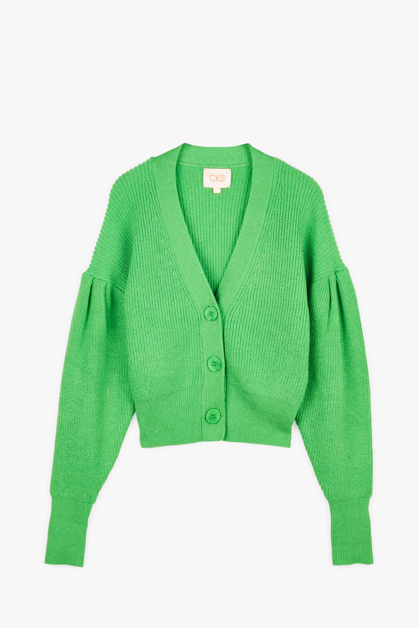 CKS Teens - REVA - cardigan - intens groen