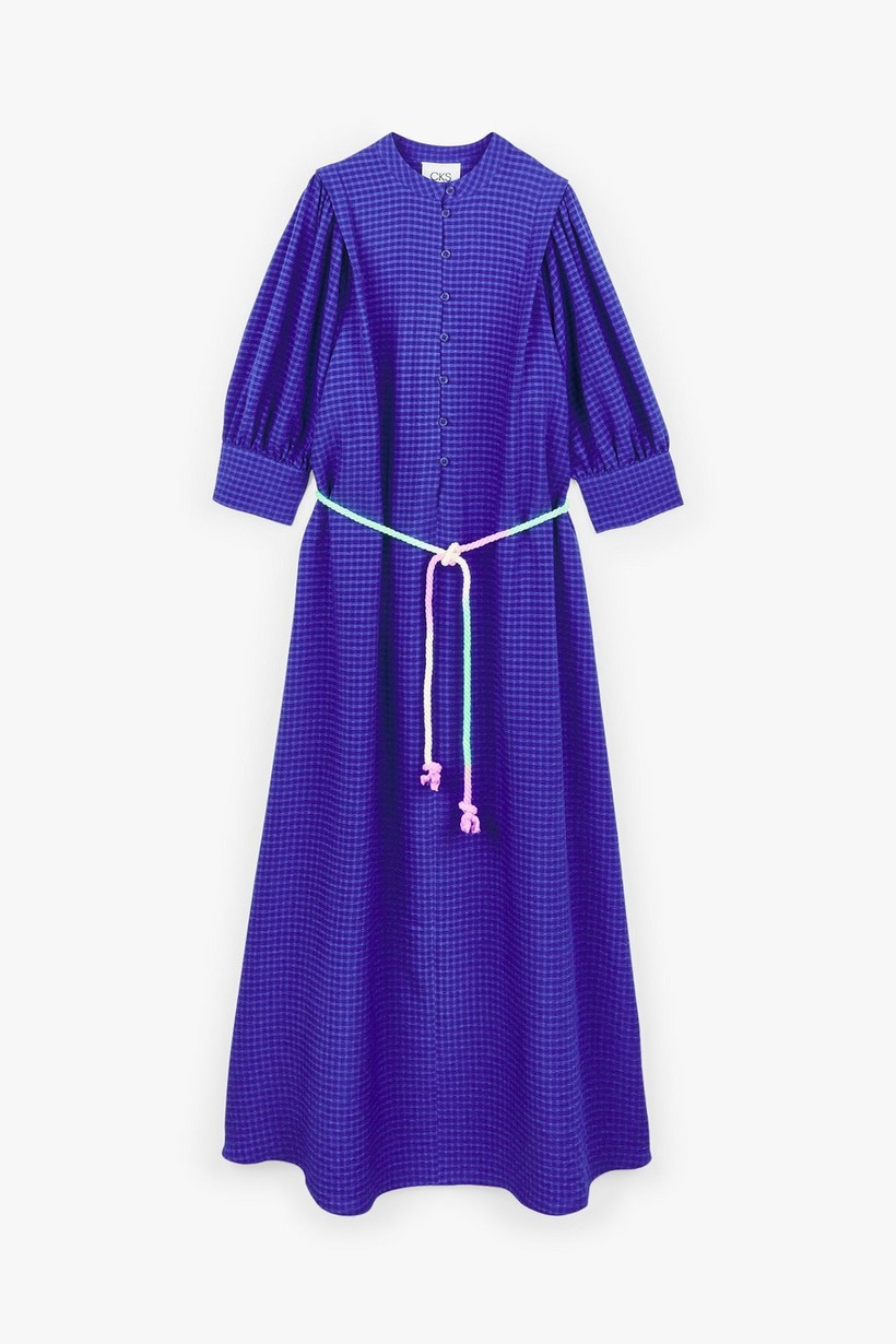CKS Dames - RILLYS - robe longue - bleu foncé