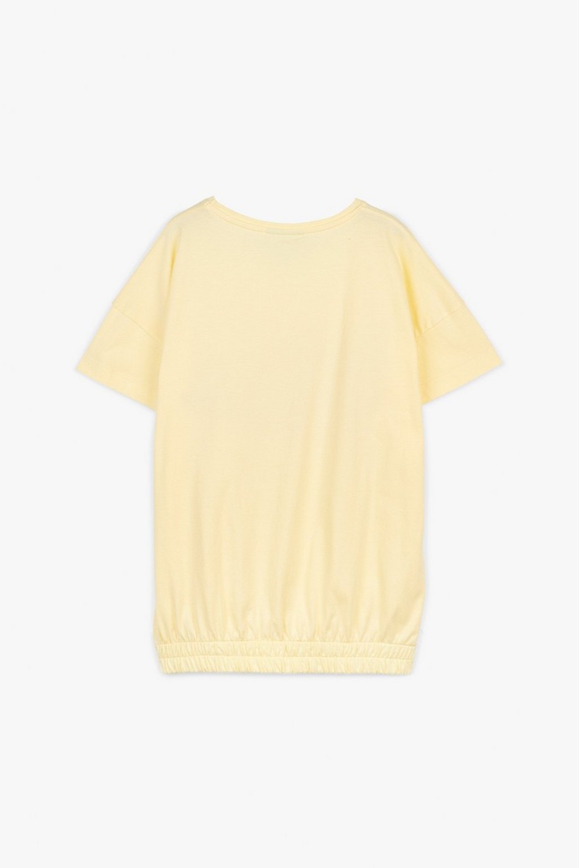 CKS Teens - PEARL - t-shirt à manches courtes - jaune claire