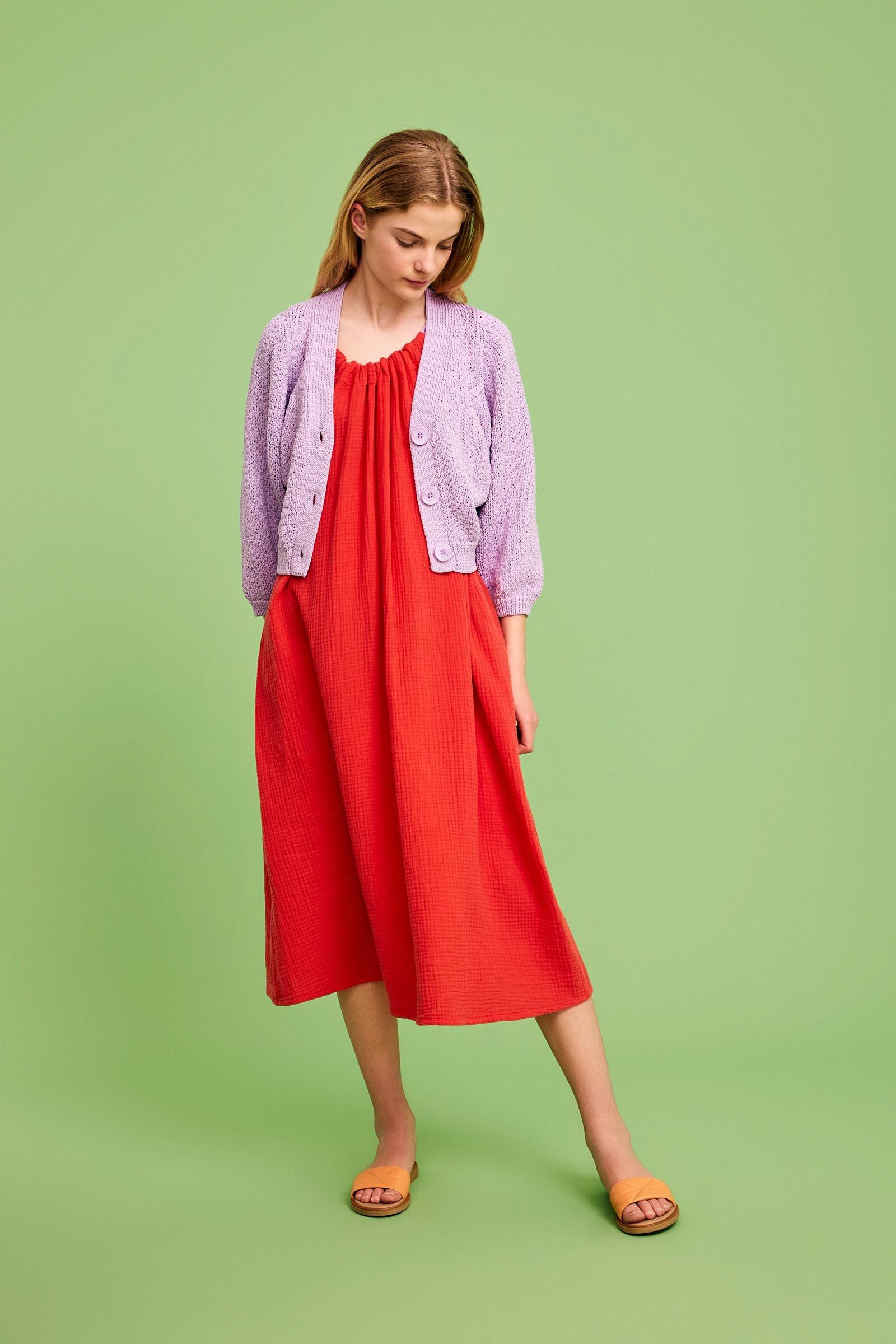CKS Teens - PRIYA - lange jurk - rood