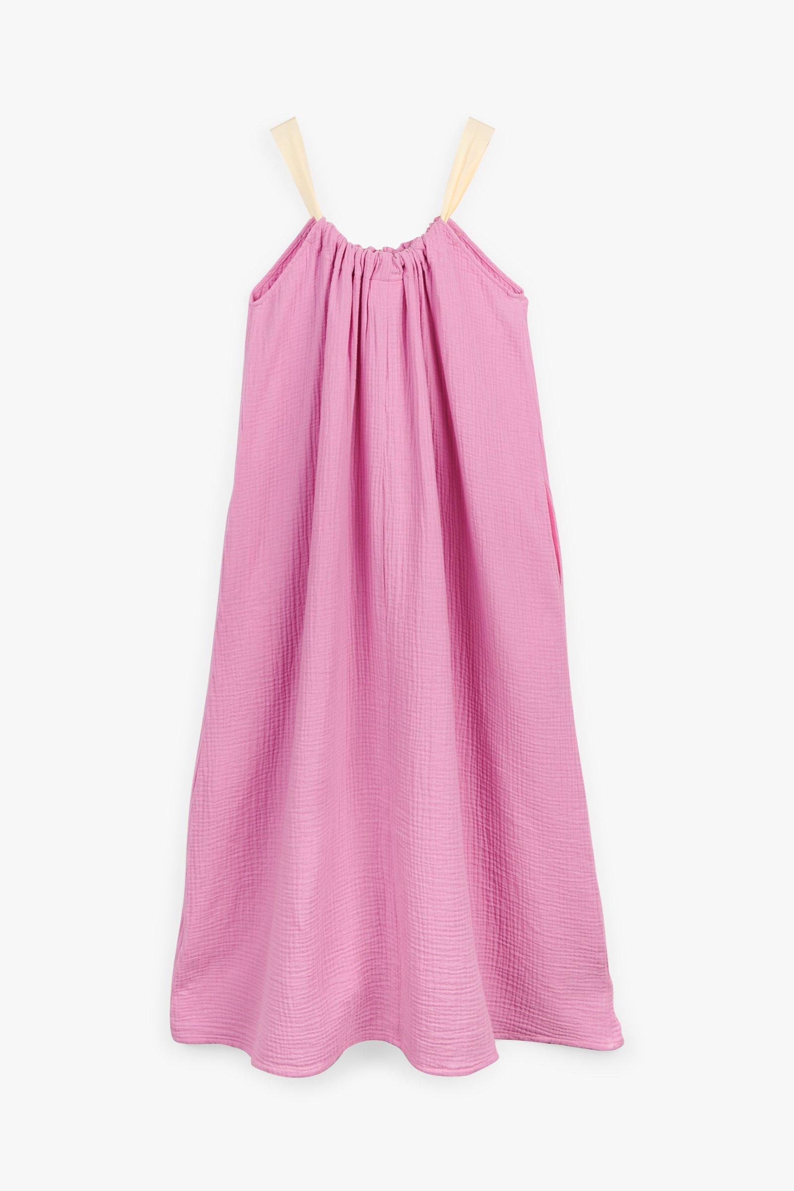 CKS Teens - JRIYA - robe longue - rose vif
