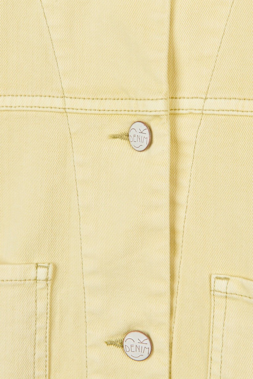 CKS Teens - SUNNI - veste en jean - jaune claire