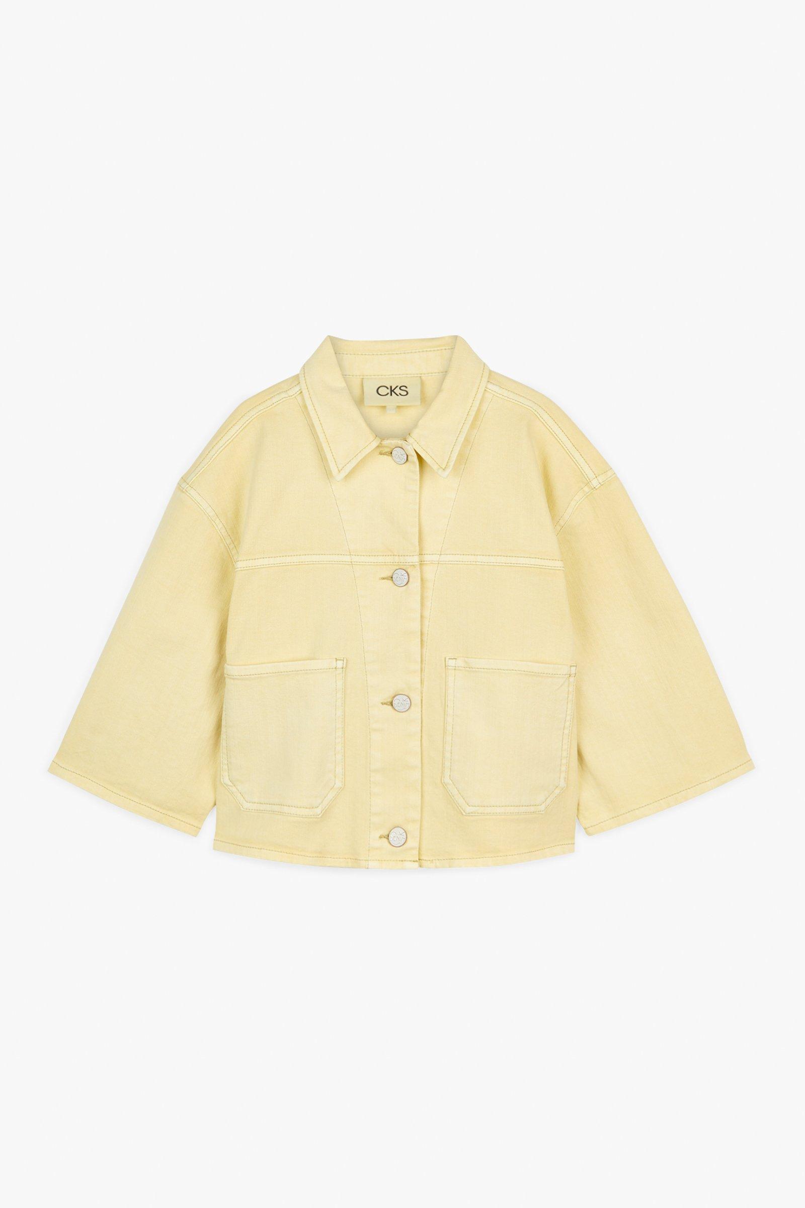 CKS Teens - SUNNI - jeansjas - lichtgeel