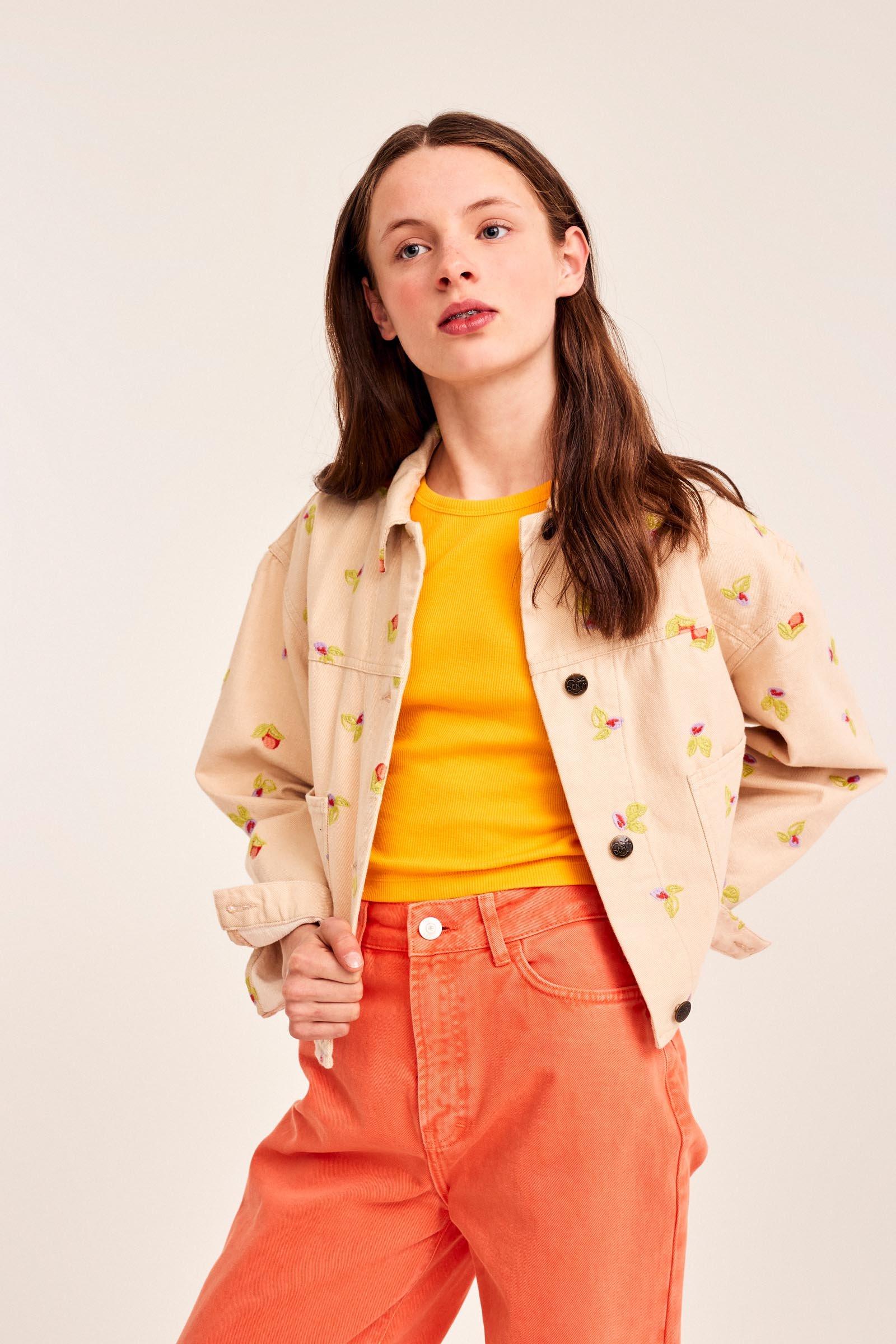 CKS Teens - SUN - veste en jean - beige clair