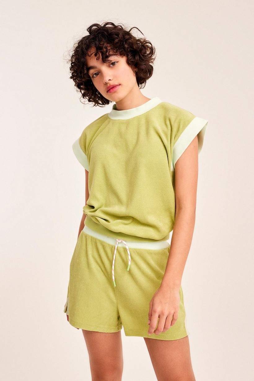 CKS Teens - PALM - sleeveless top - light green