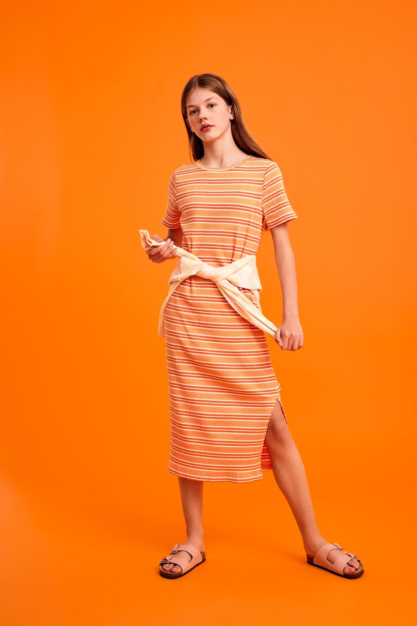 CKS Teens - PALI - Langes Kleid - Hellorange