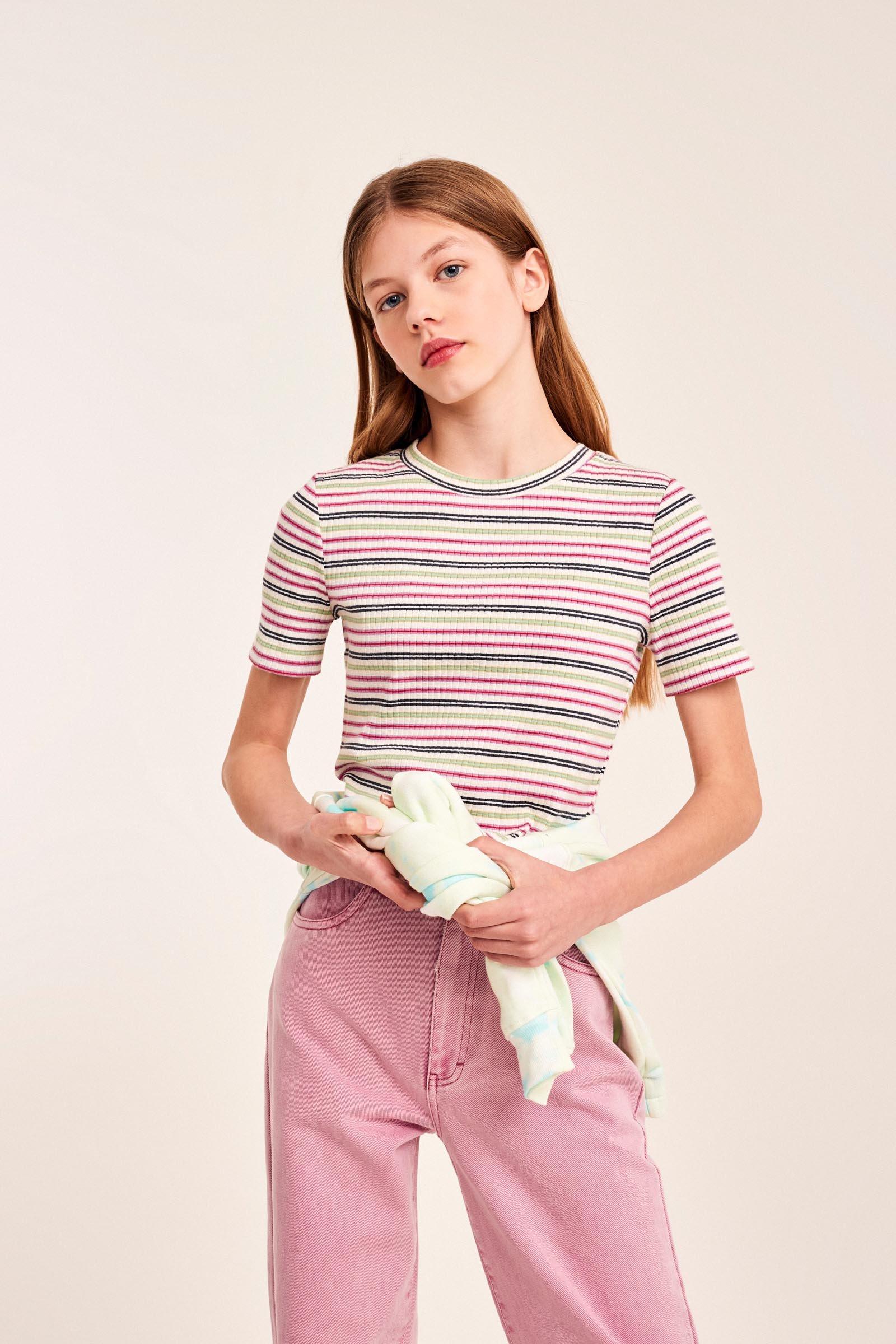 CKS Teens - PEACH - t-shirt korte mouwen - wit