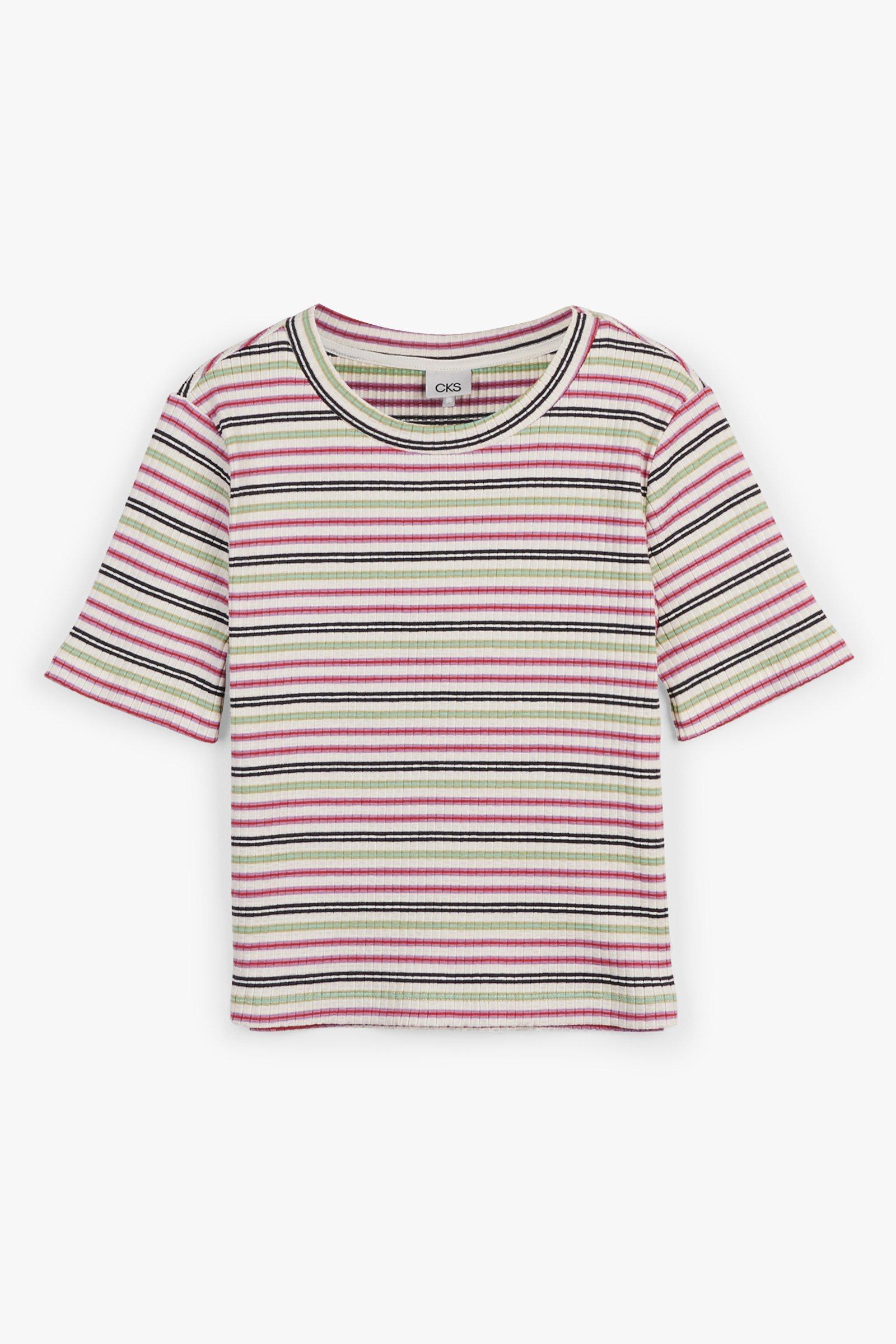 CKS Teens - PEACH - t-shirt korte mouwen - wit