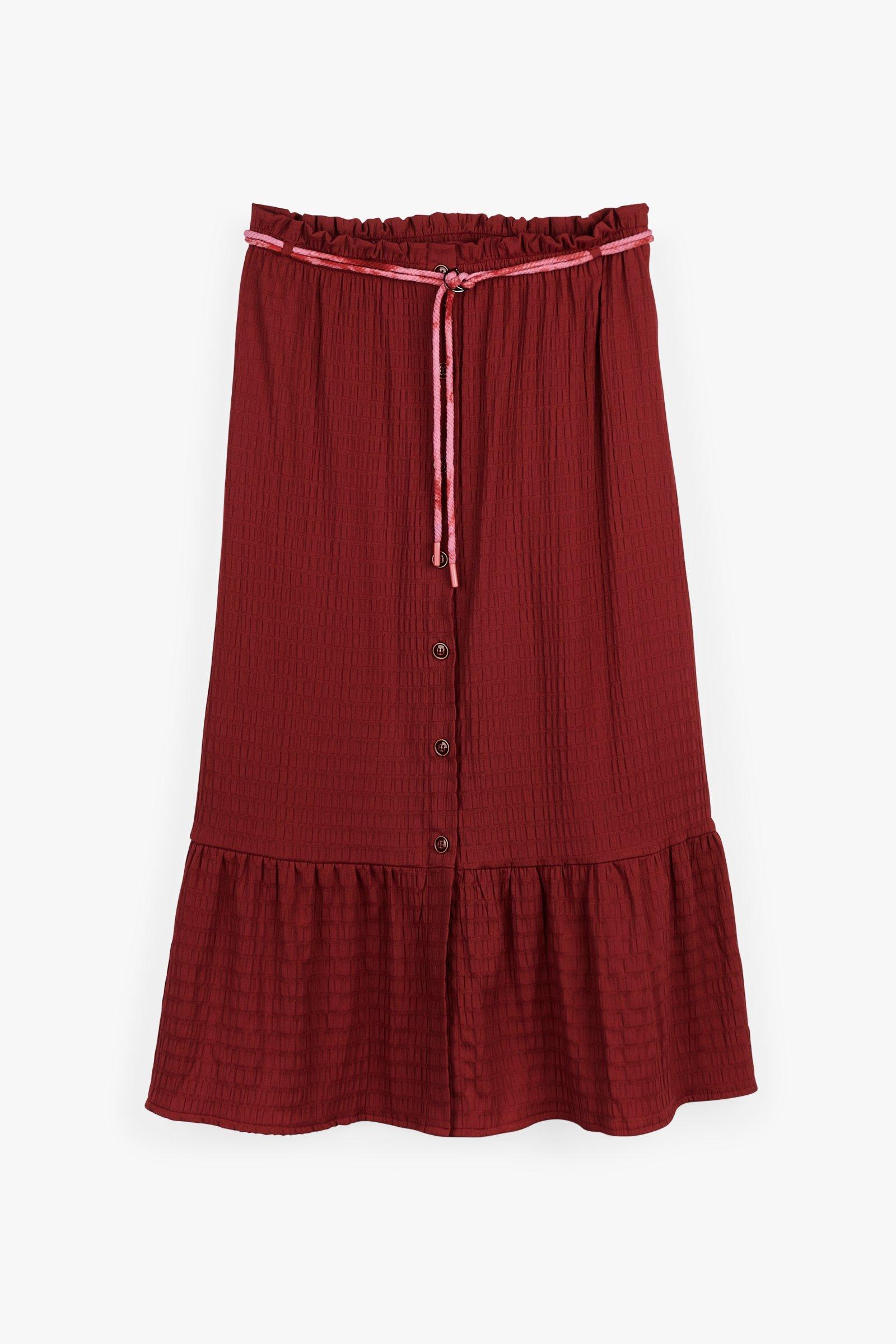 CKS Teens - JULY - long skirt - dark red