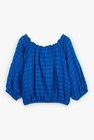 CKS Teens - JESLEY - blouse korte mouwen - blauw