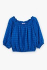 CKS Teens - JESLEY - blouse korte mouwen - blauw