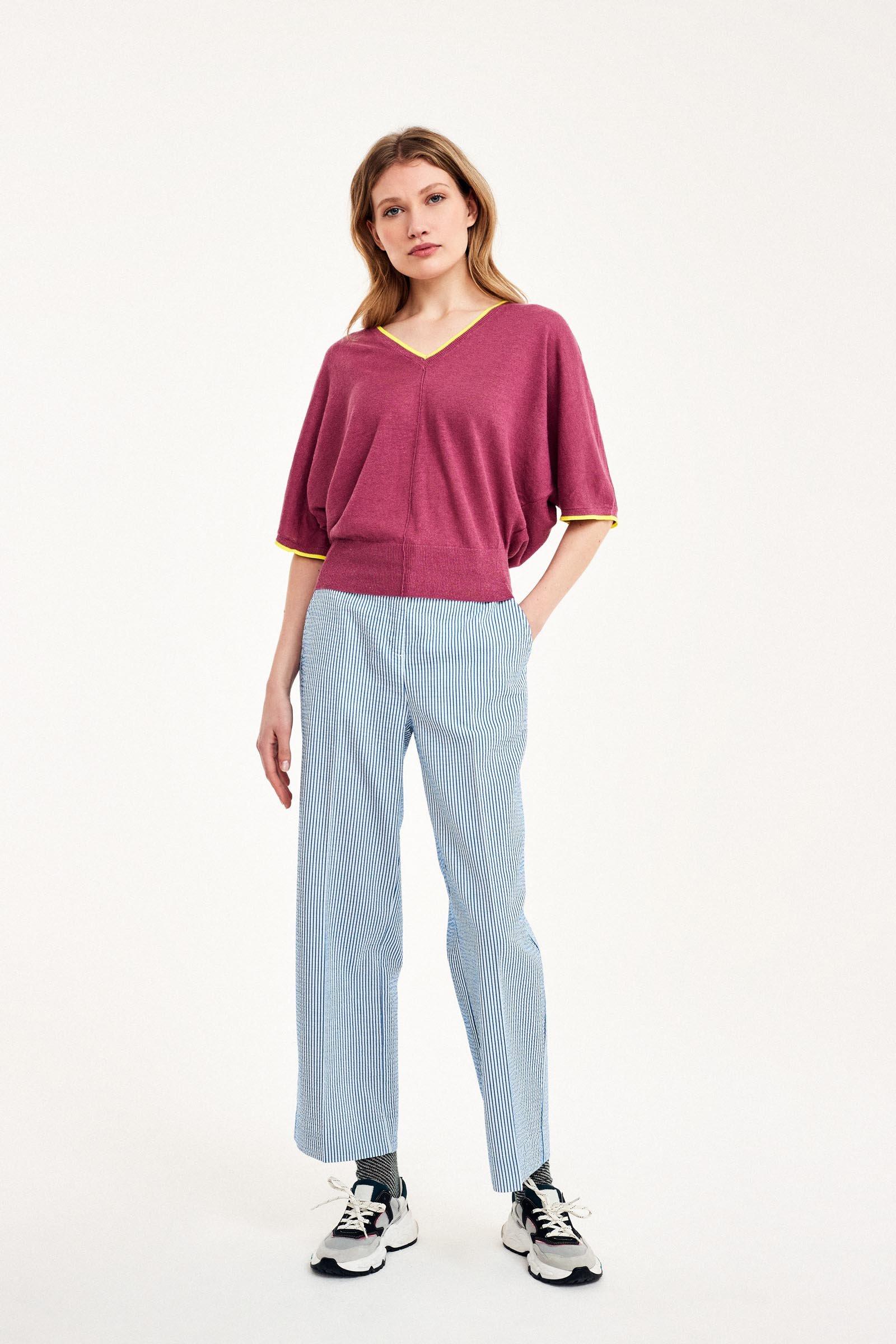 CKS Dames - PHANTASM - knitted top - purple