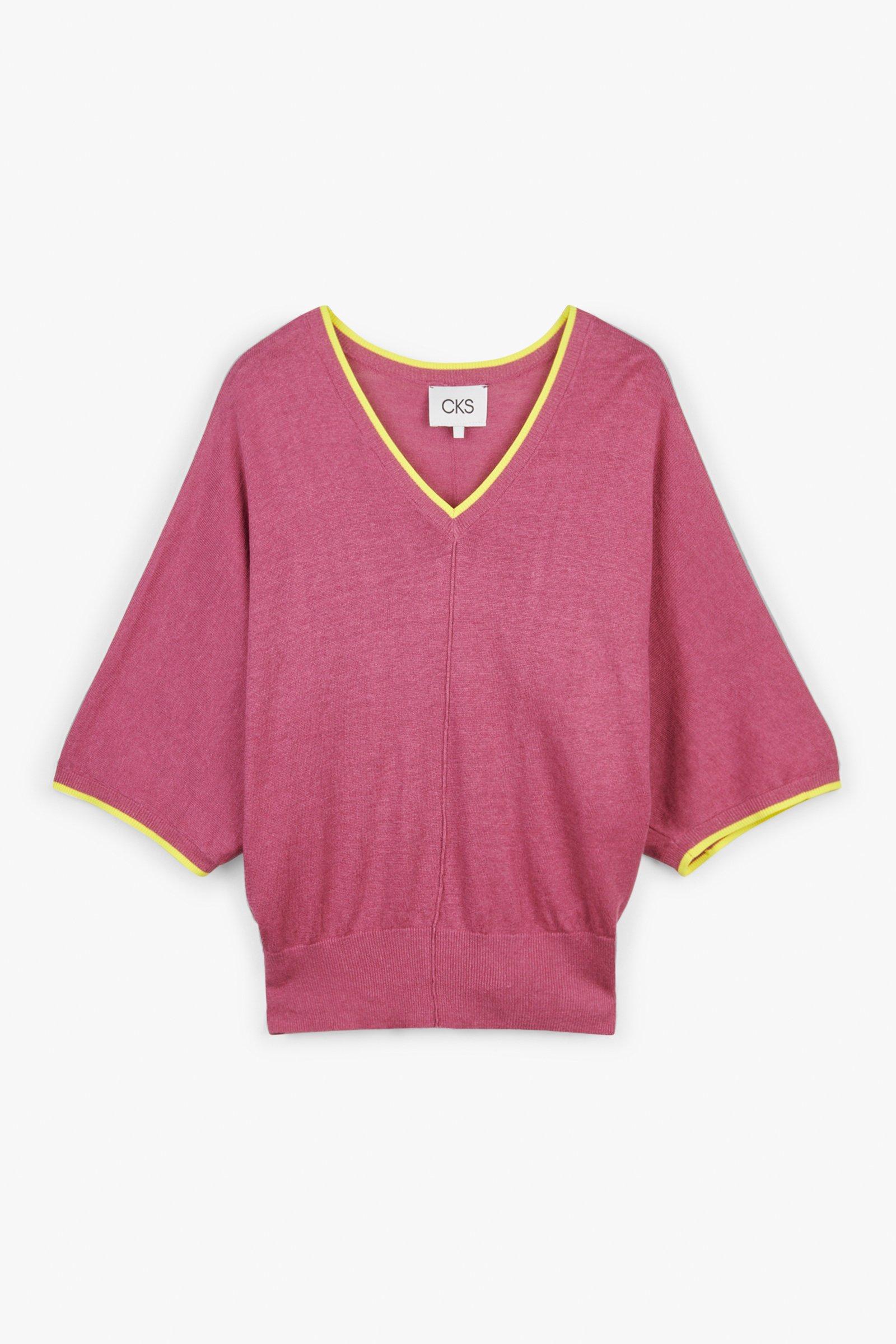 CKS Dames - PHANTASM - knitted top - purple