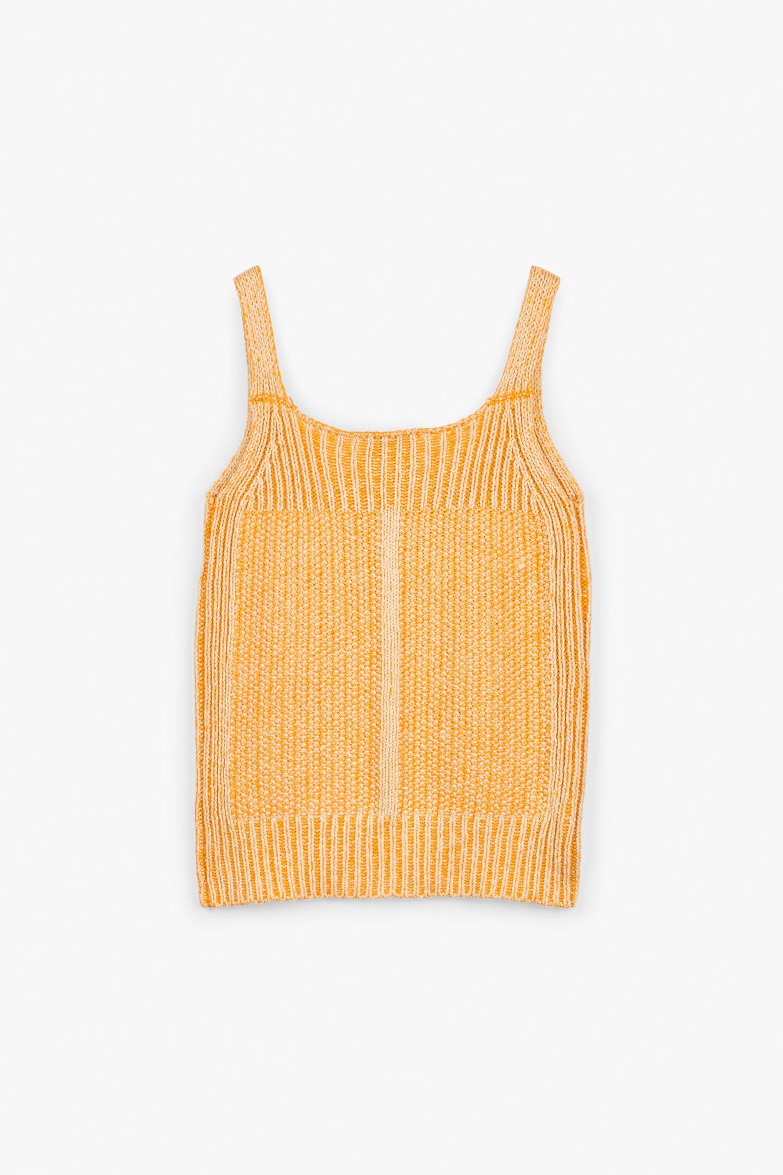 CKS Dames - PICOLLO - knitted top - light orange