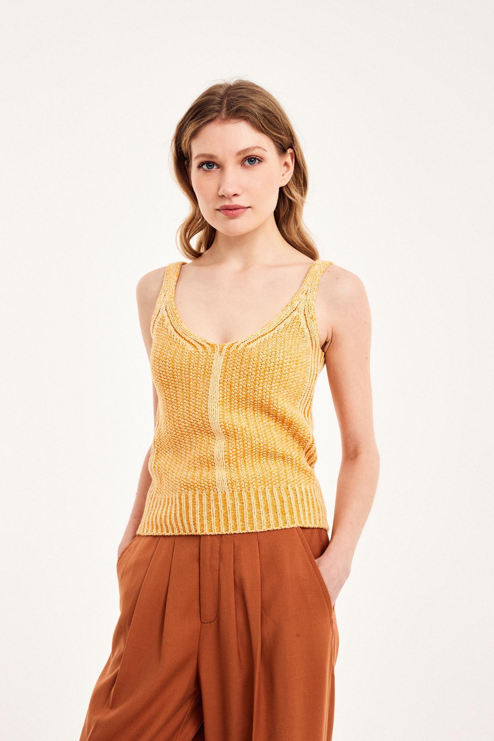 CKS Dames - PICOLLO - Stricktop - Hellorange