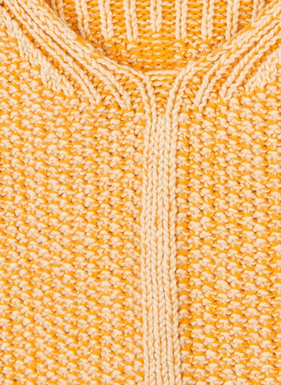 CKS Dames - PICOLLO - knitted top - light orange