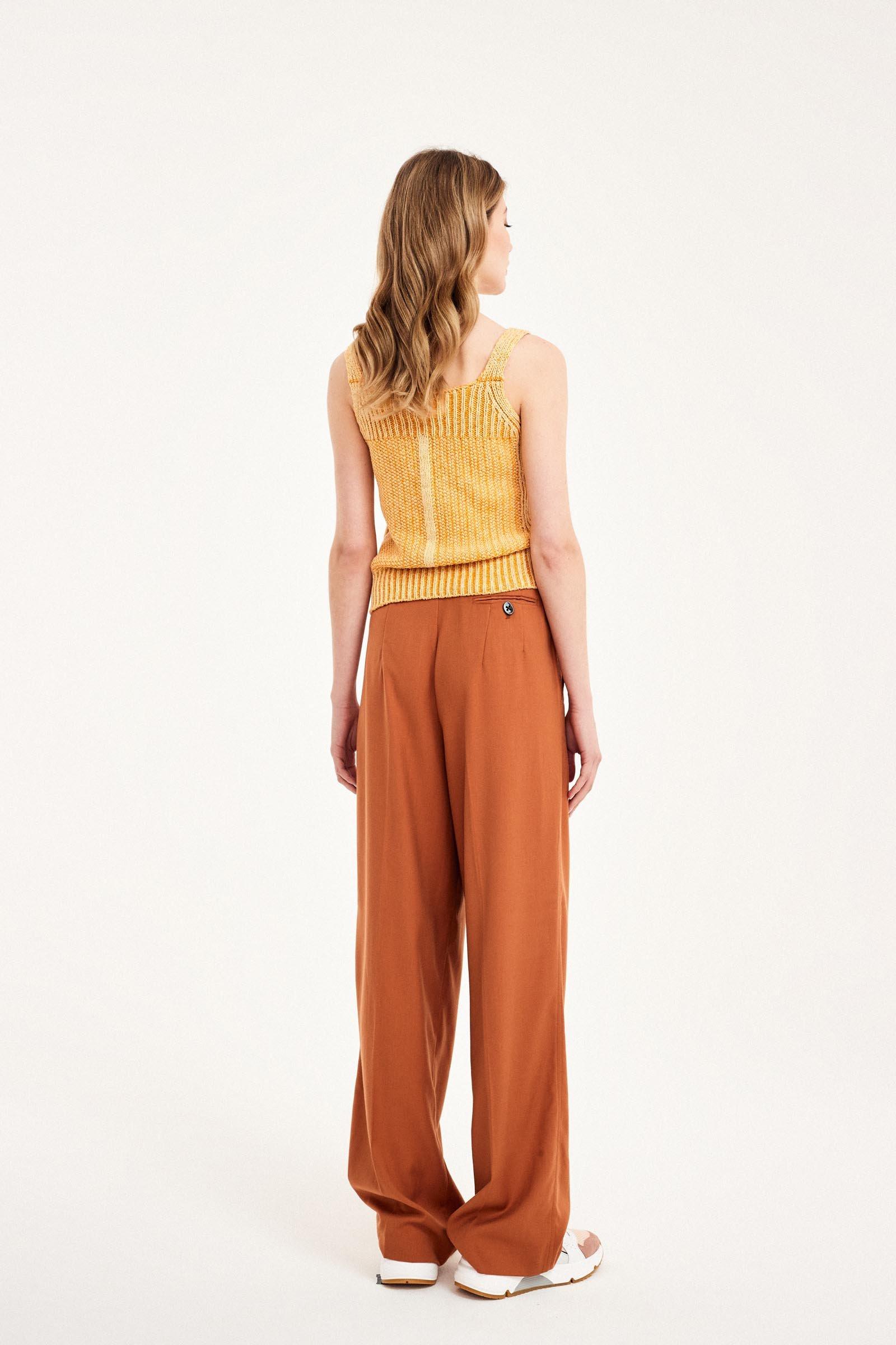 CKS Dames - PICOLLO - knitted top - light orange