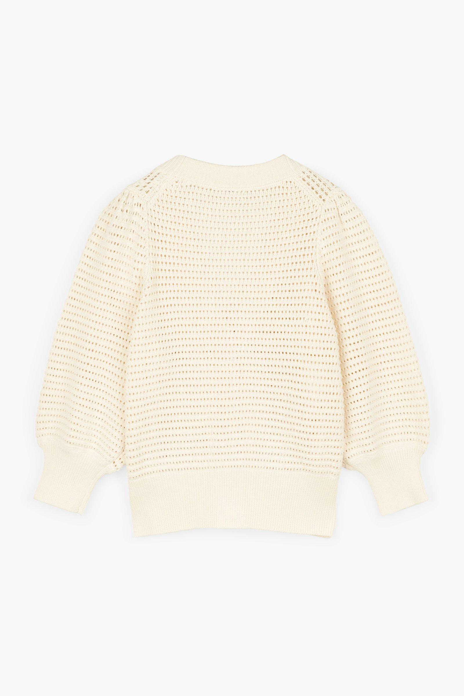 CKS Dames - PINEAPPLE - Strickjacke - Weiß