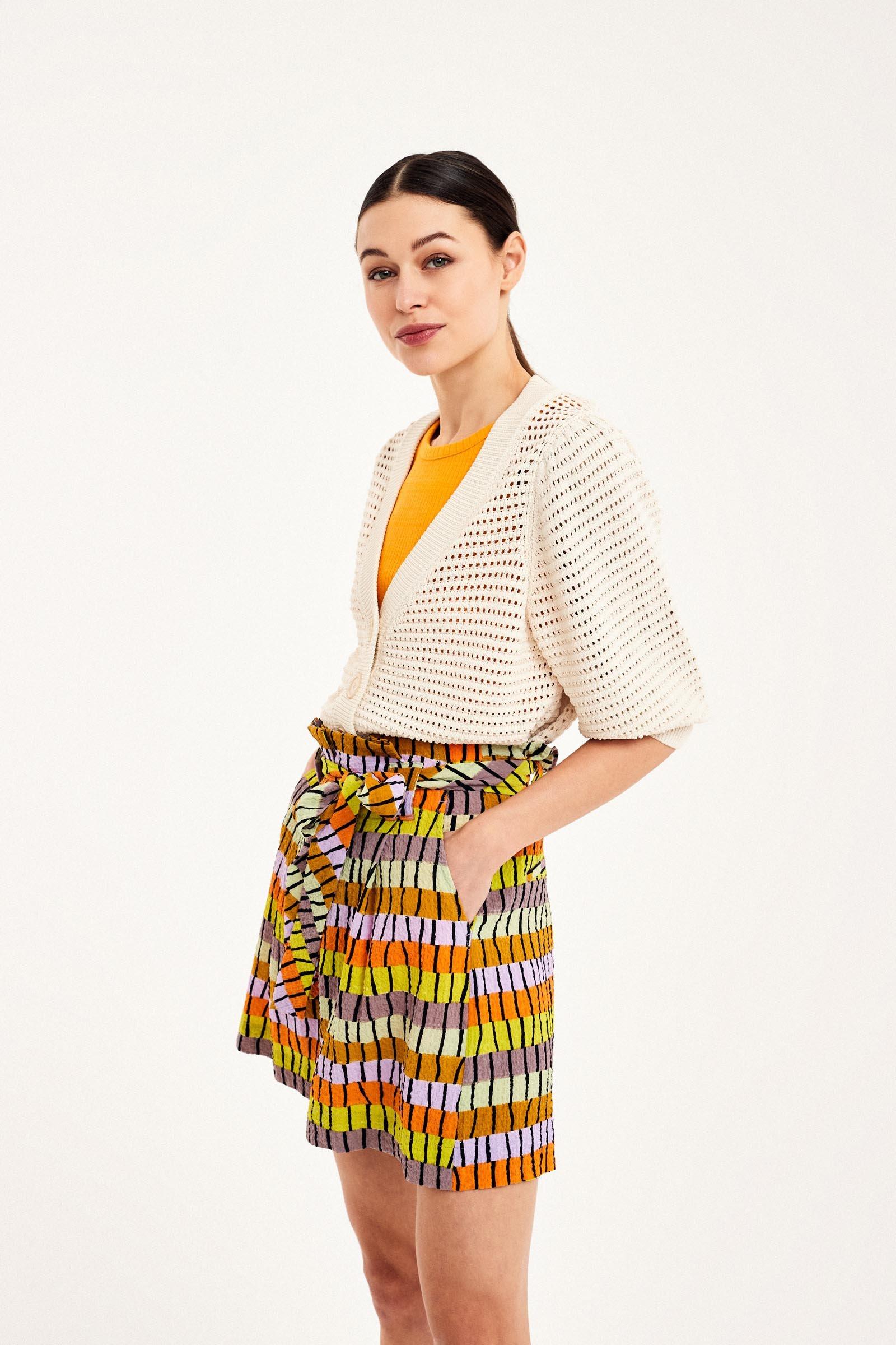 CKS Dames - PINEAPPLE - Strickjacke - Weiß