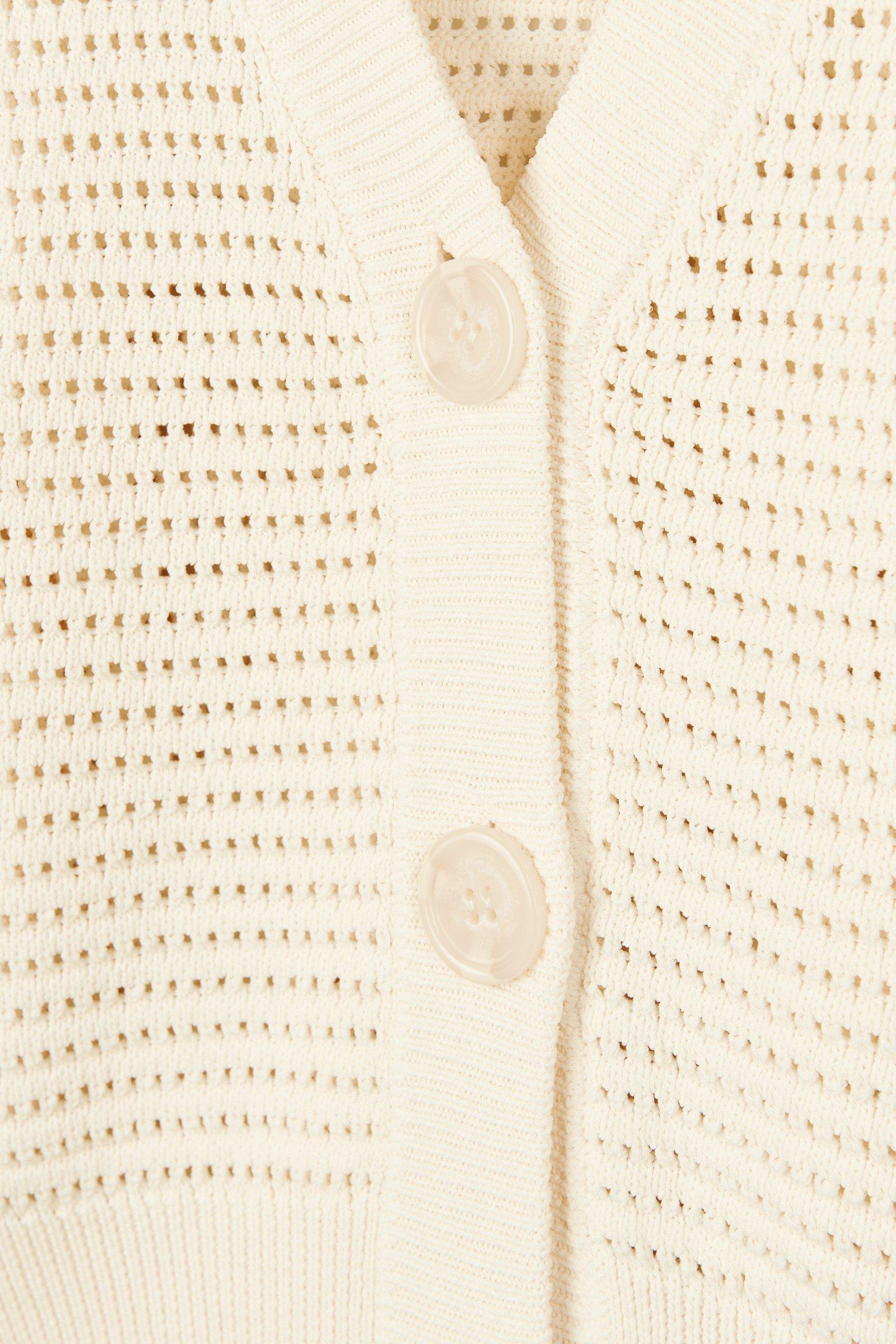 CKS Dames - PINEAPPLE - Strickjacke - Weiß