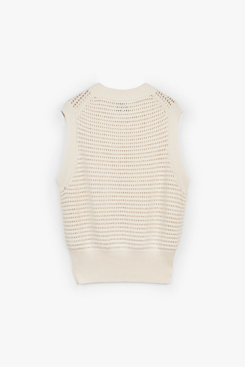 CKS Dames - PARKIE - knitted top - white