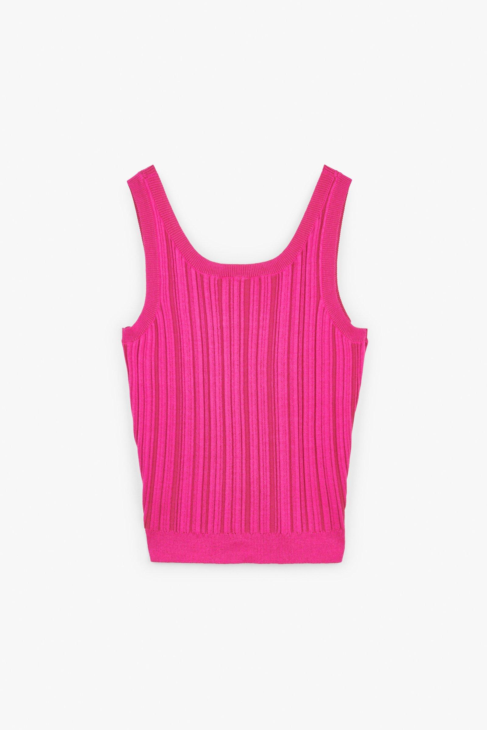 CKS Dames - PUGAL - knitted top - dark pink