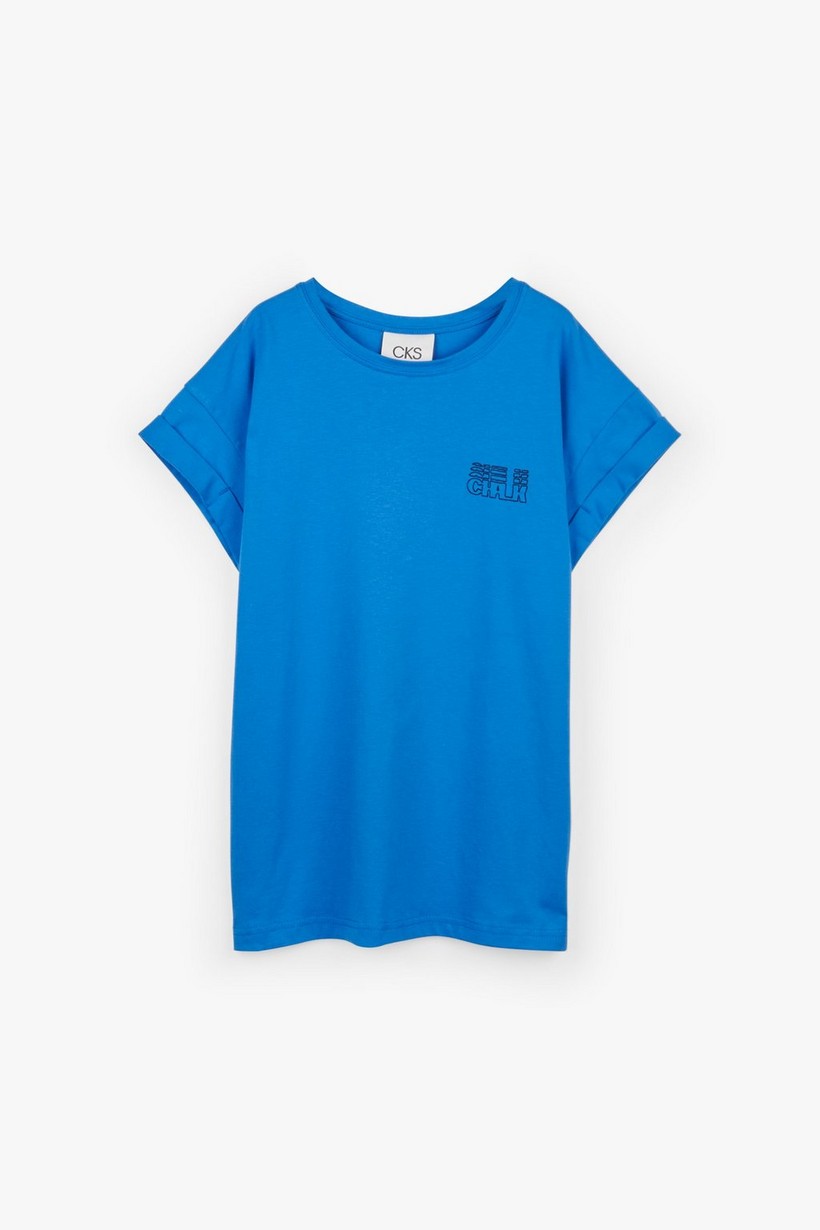 CKS Dames - JUNA - t-shirt short sleeves - blue