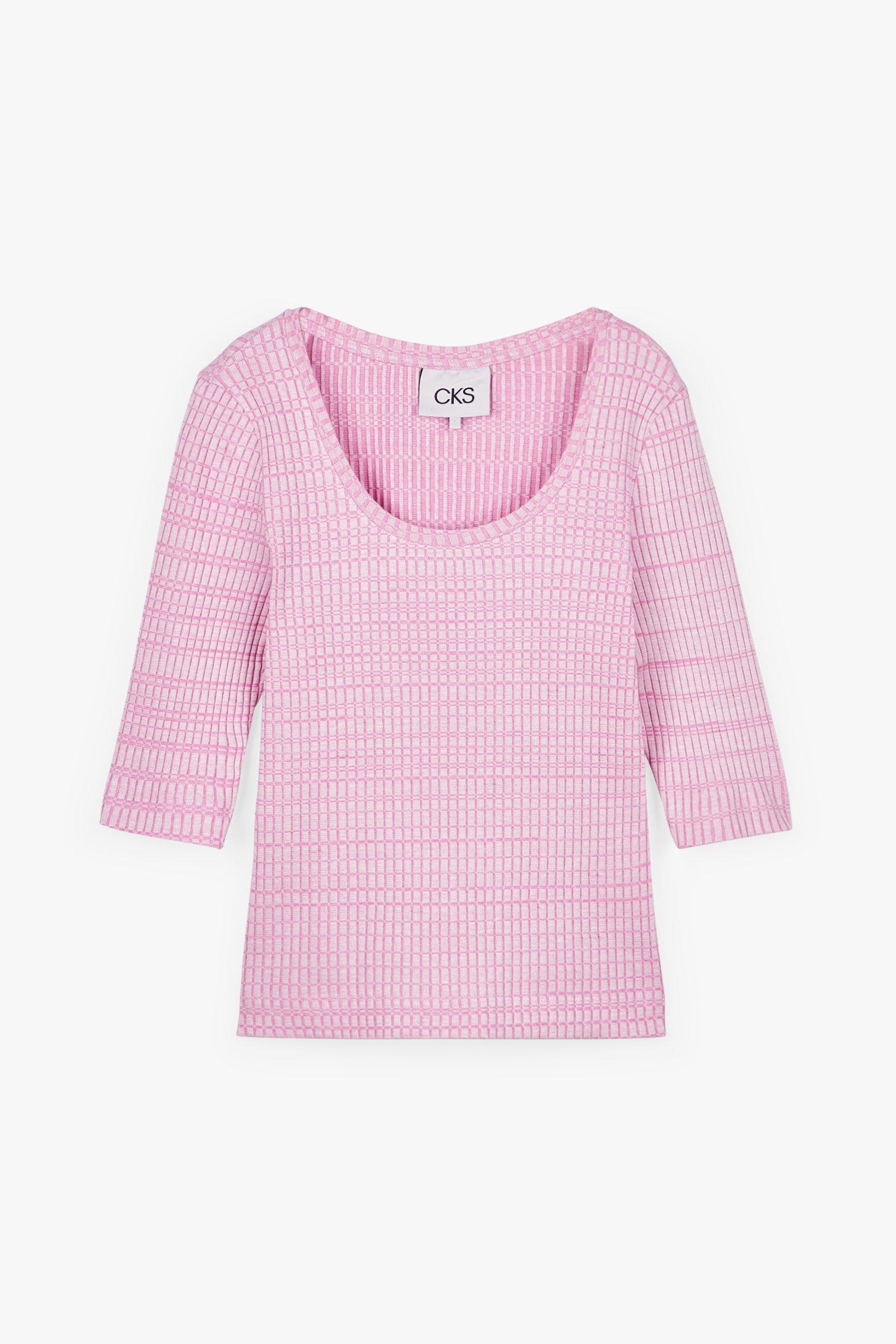 CKS Dames - SAVI - t-shirt à manches trois-quarts - violet