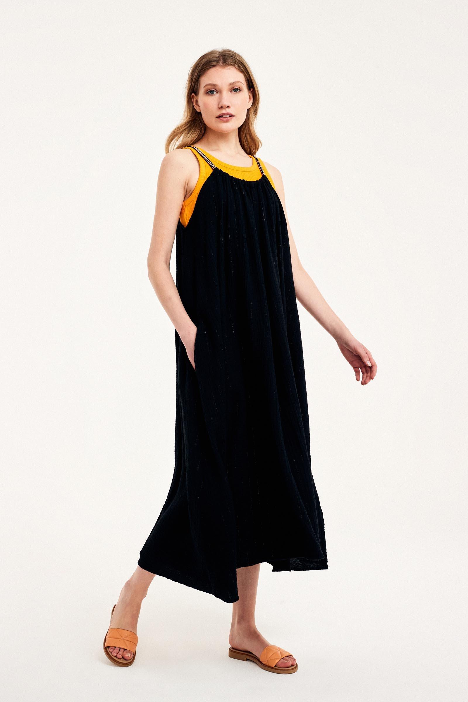 CKS Dames - IRINA - robe longue - noir