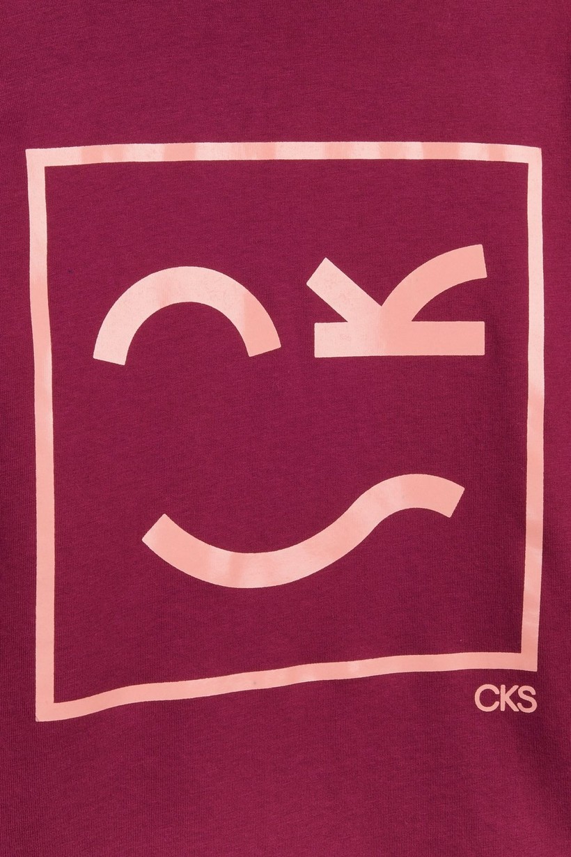 CKS Teens - PALA - t-shirt à manches longues - rouge foncé