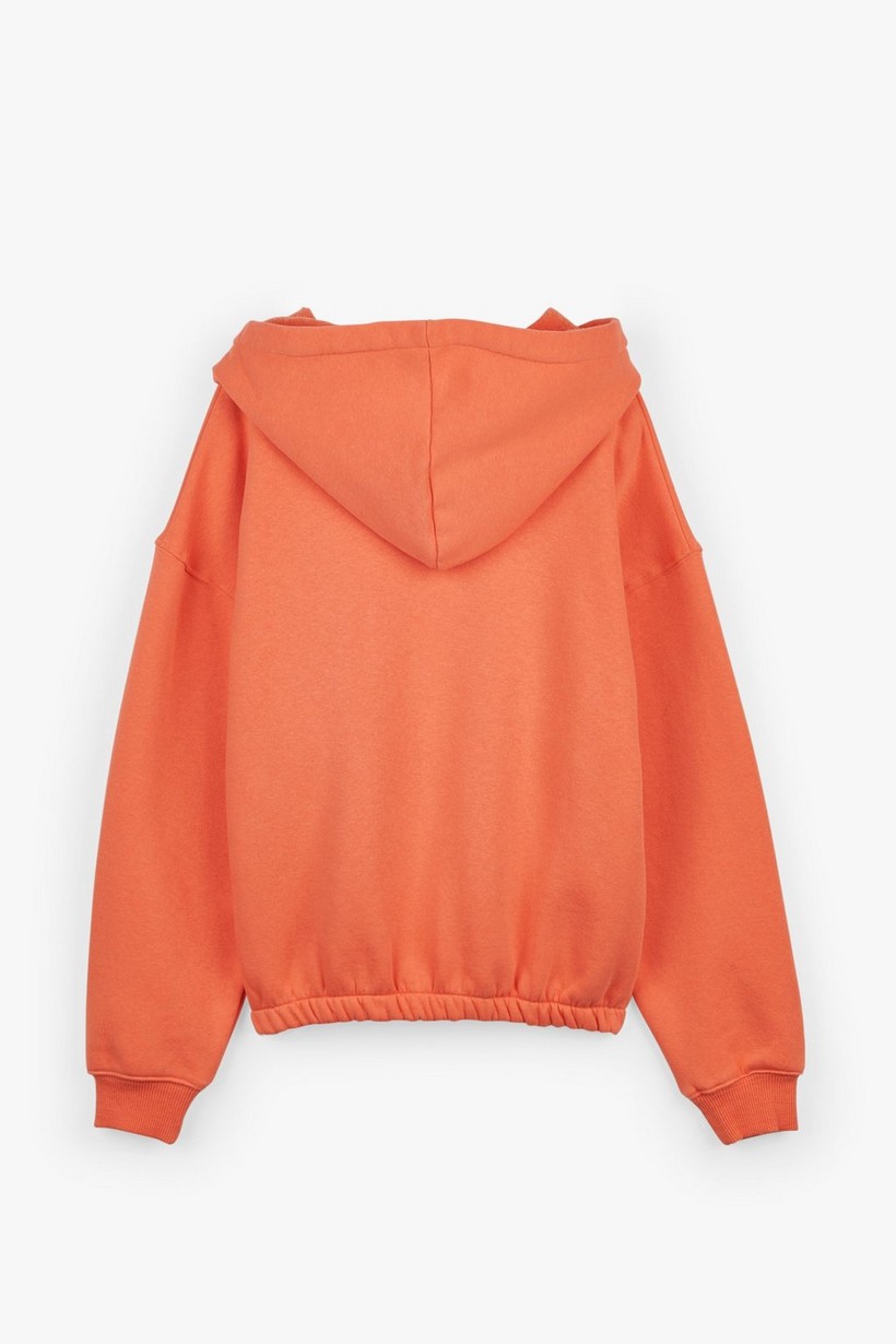 CKS Teens - GOOSE - sweater met capuchon - lichtoranje