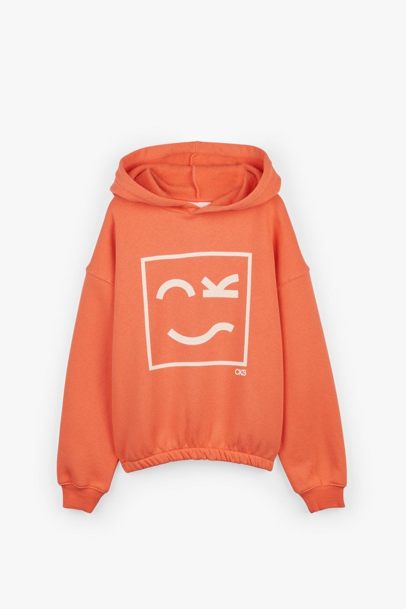 CKS Teens - GOOSE - sweatshirt à capuche - orange clair