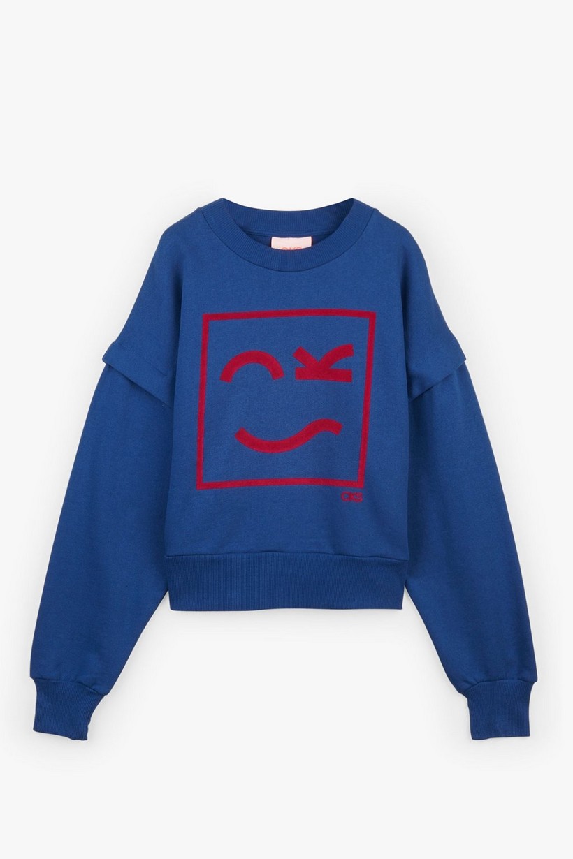 CKS Teens - GAMBIT - sweater - donkerblauw