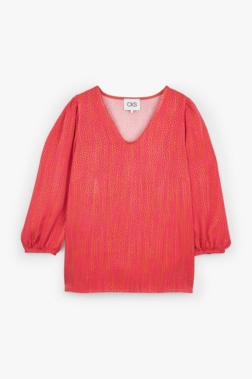 CKS Dames - RIKO - blouse lange mouwen - oranje