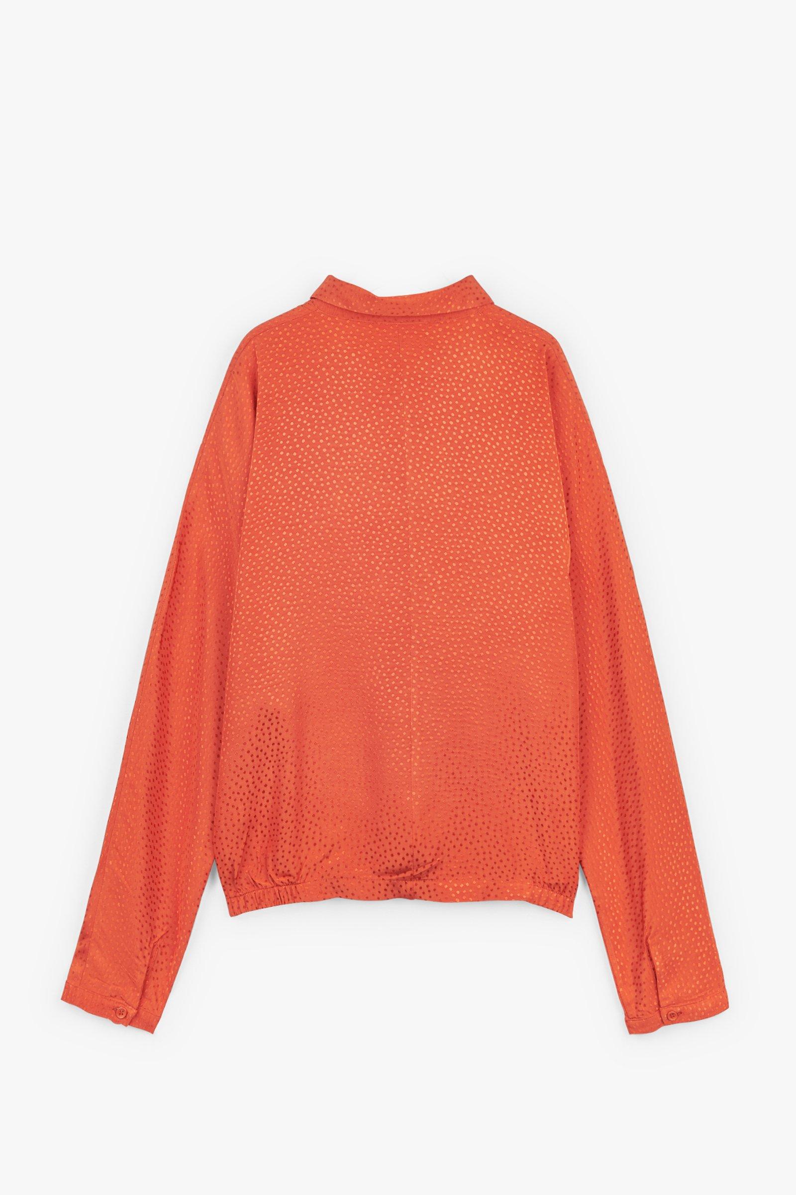 CKS Dames - NEGIEL - blouse korte mouwen - oranje