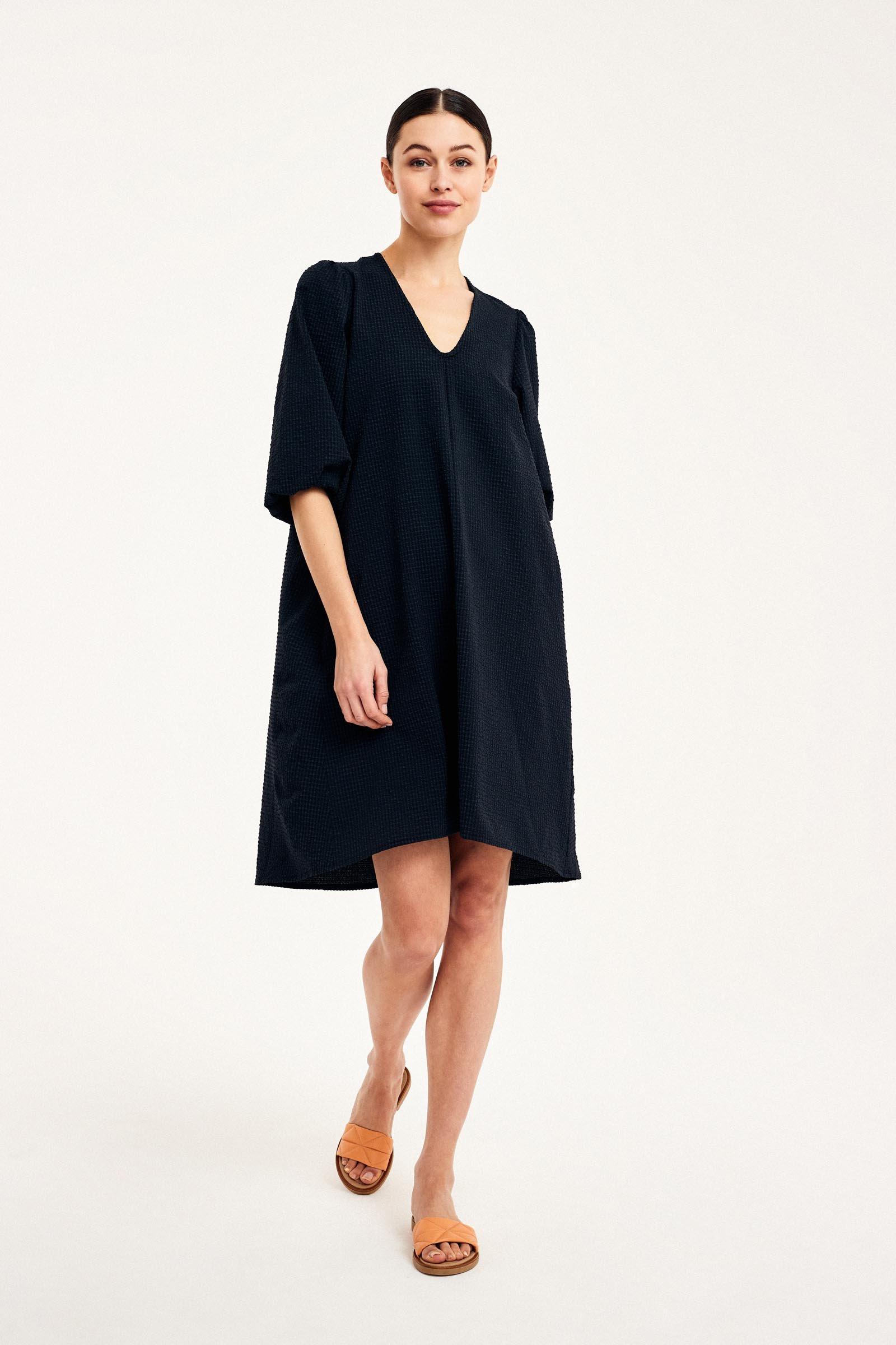 CKS Dames - ELLY - midi jurk - zwart