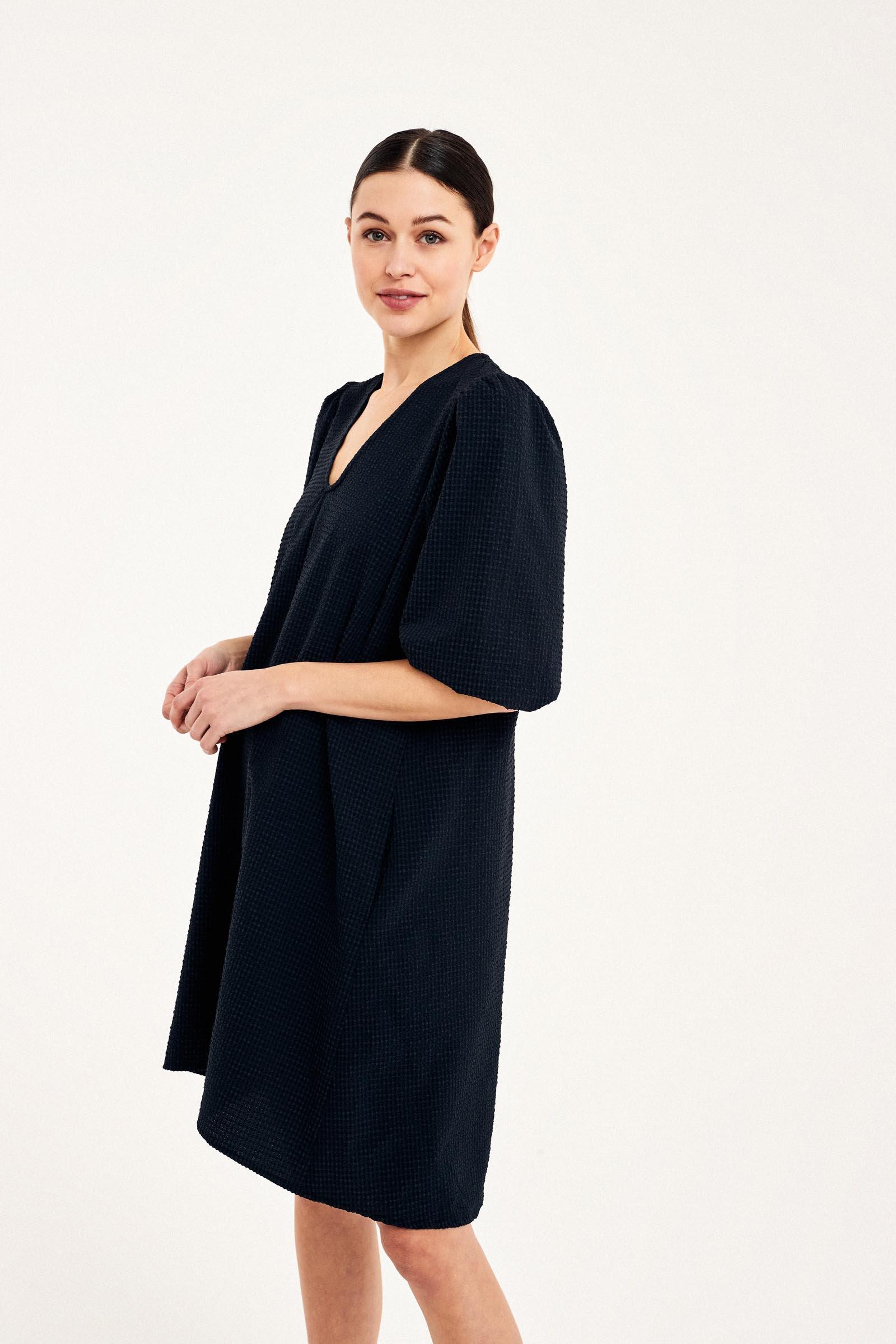 CKS Dames - ELLY - midi jurk - zwart