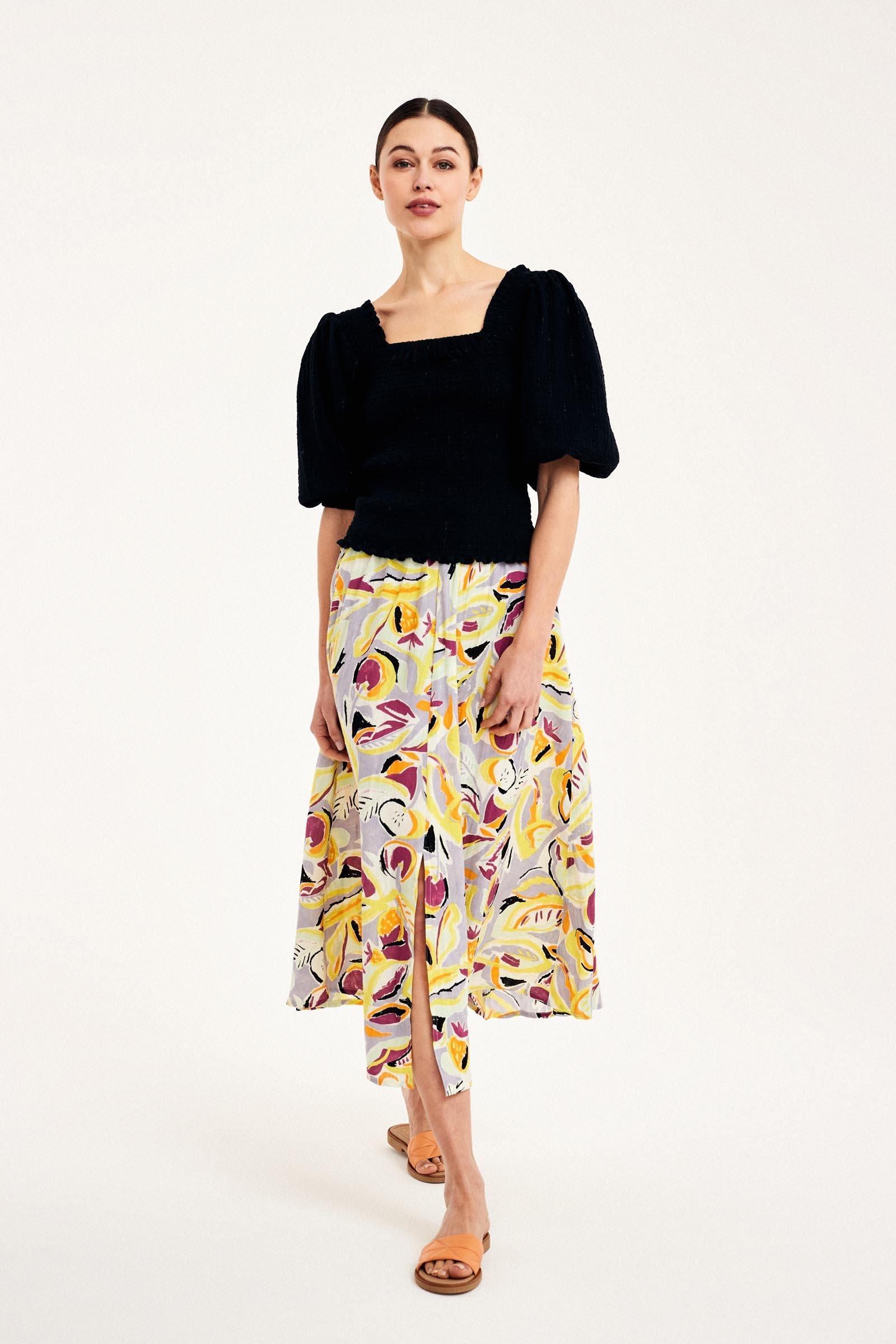 CKS Dames - VALENCINE - midi skirt - white