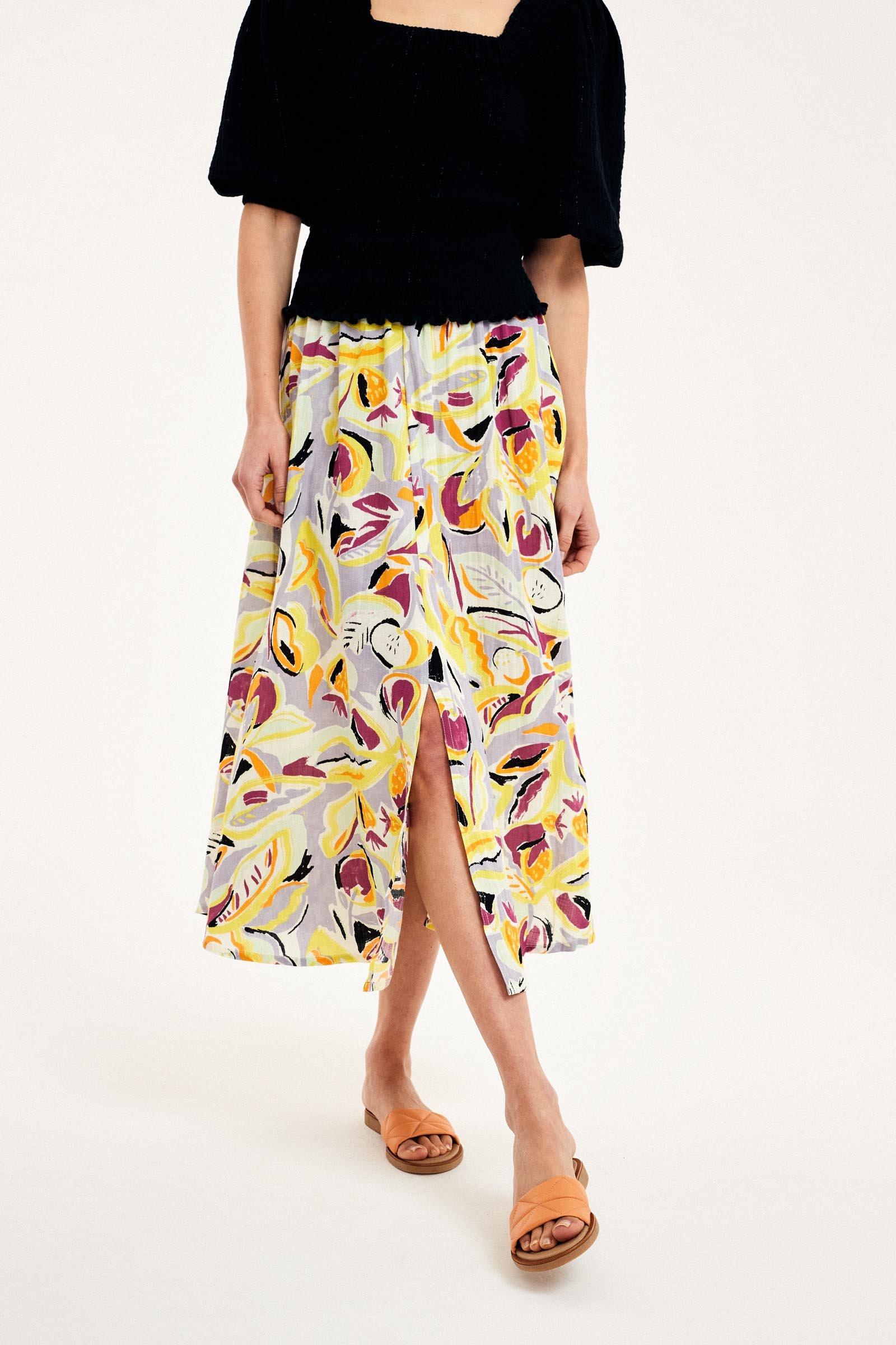 CKS Dames - VALENCINE - midi skirt - white