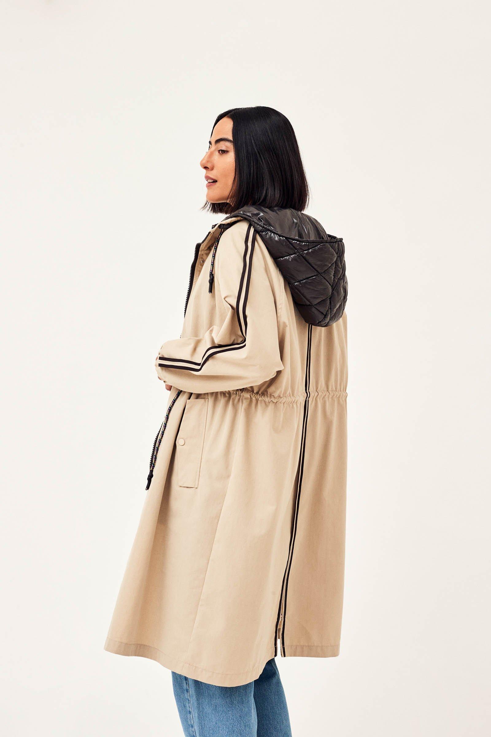 CKS Dames - COOLKID - blouson long - beige clair