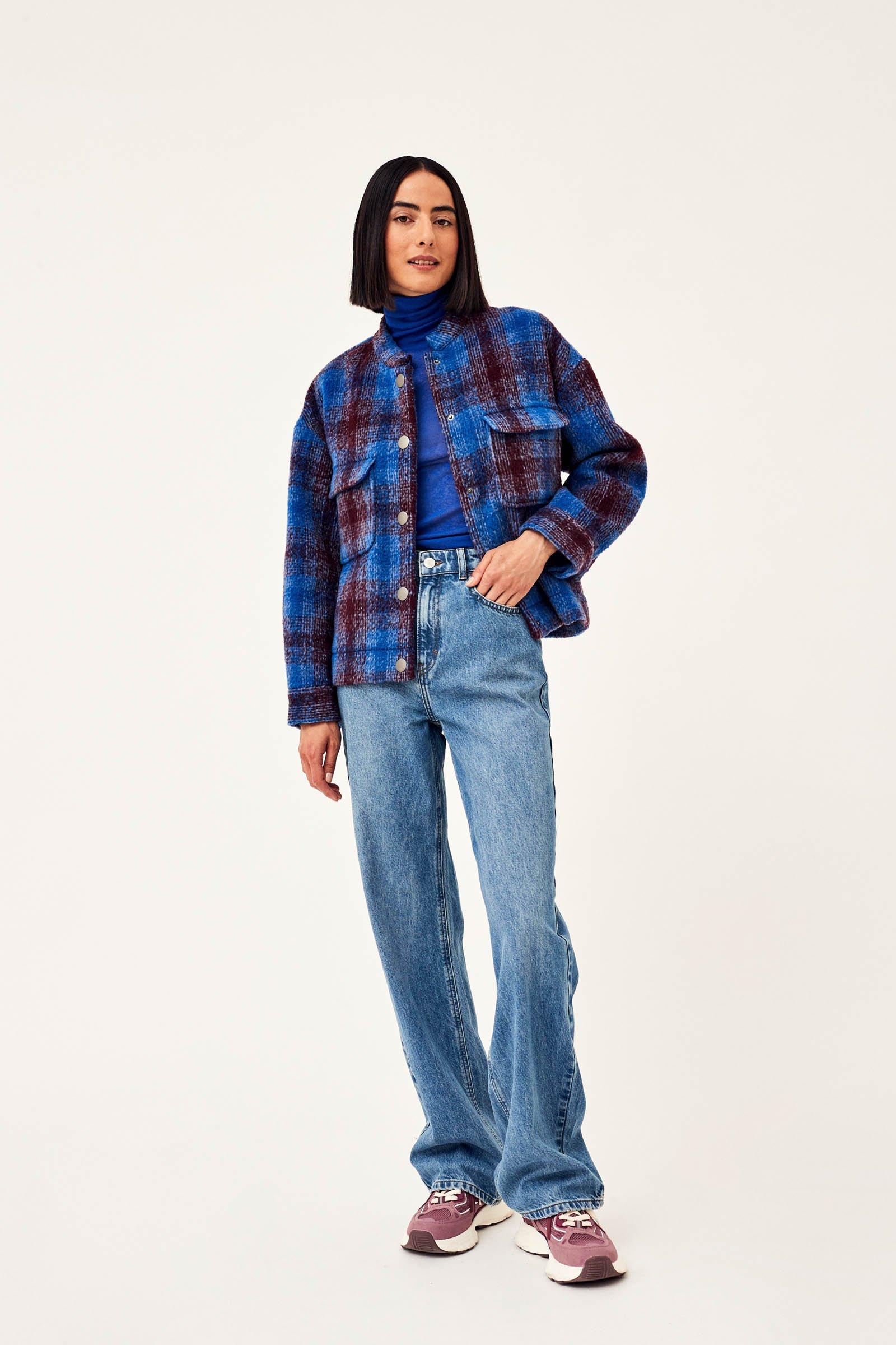 CKS Dames - HALLOBA - veste courte - bleu fonc&eacute;