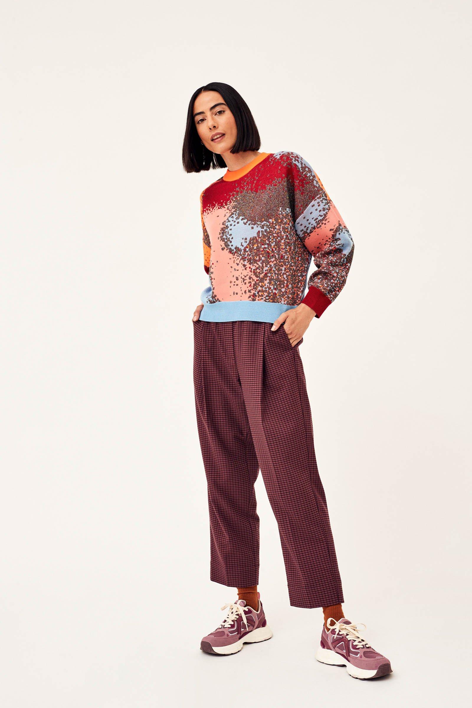 CKS Dames - SAGES - ankle trousers - dark brown