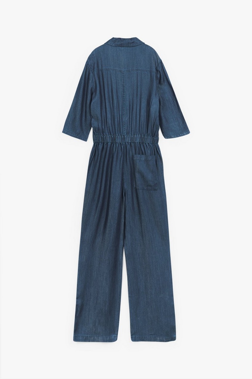 CKS Dames - RAINA - jumpsuit - donkerblauw