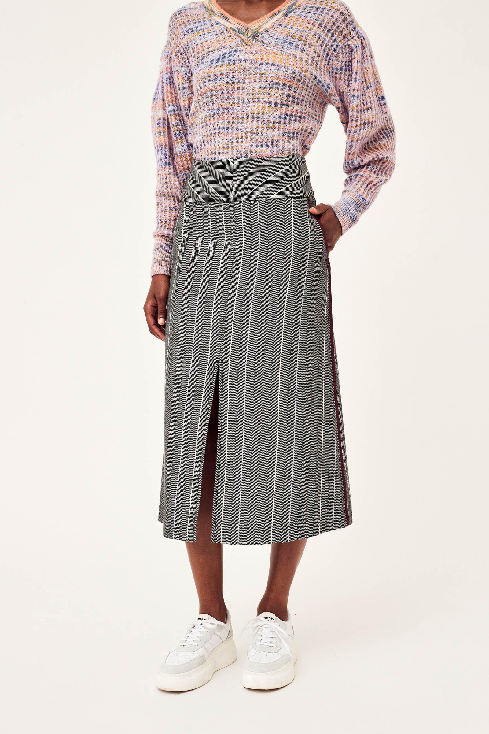 CKS Dames - BOLD - midi skirt - dark grey