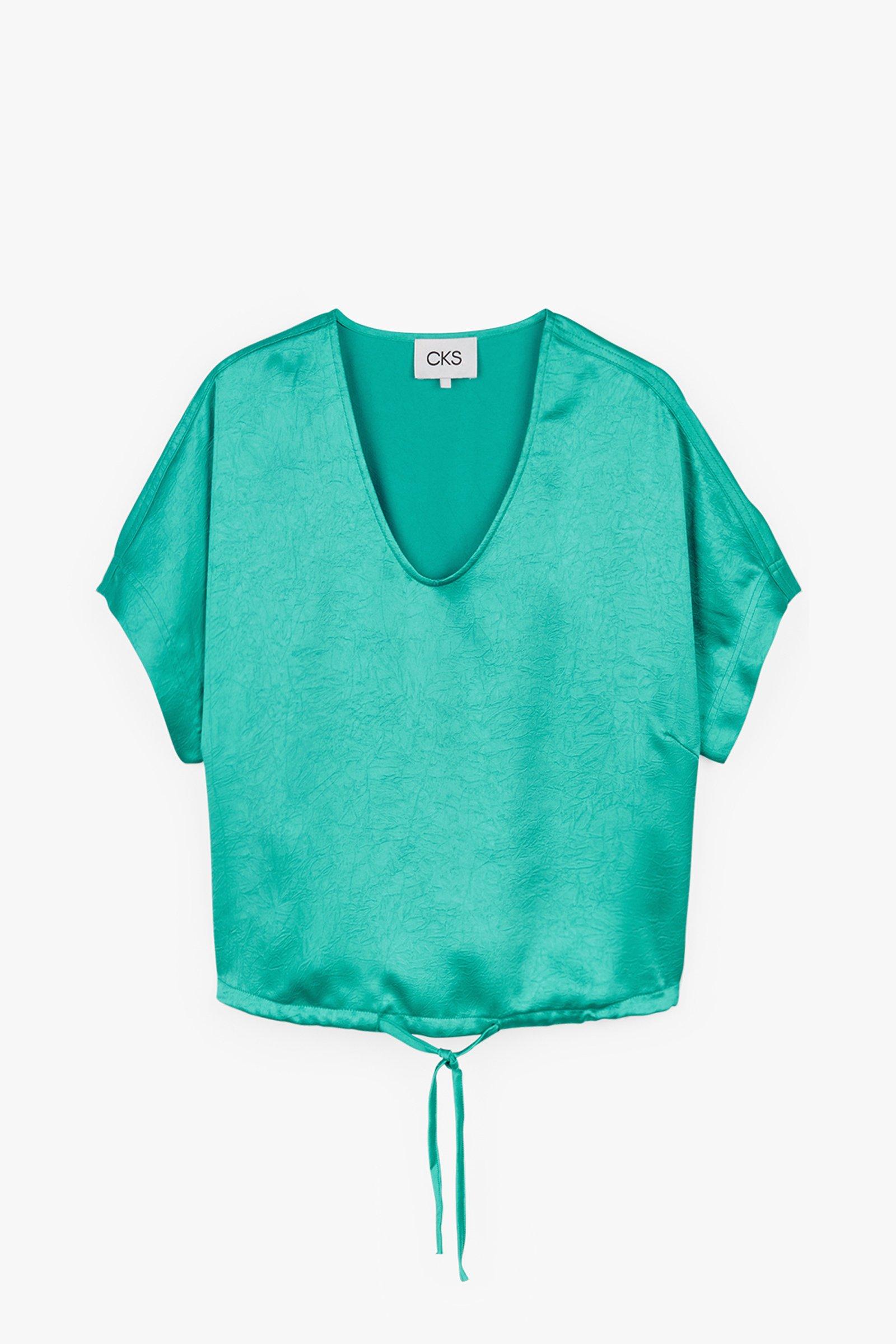 CKS Dames - EBINAS - blouse lange mouwen - lichtgroen