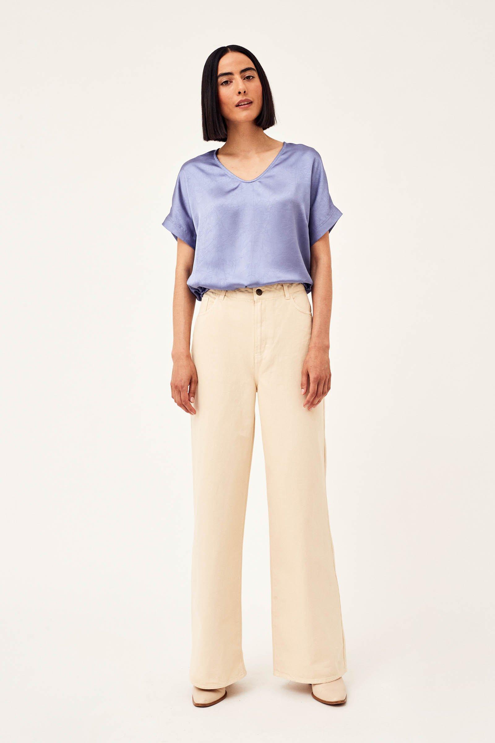 CKS Dames - EBINAS - blouse lange mouwen - lila