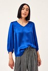 CKS Dames - RIKO - blouse lange mouwen - donkerblauw