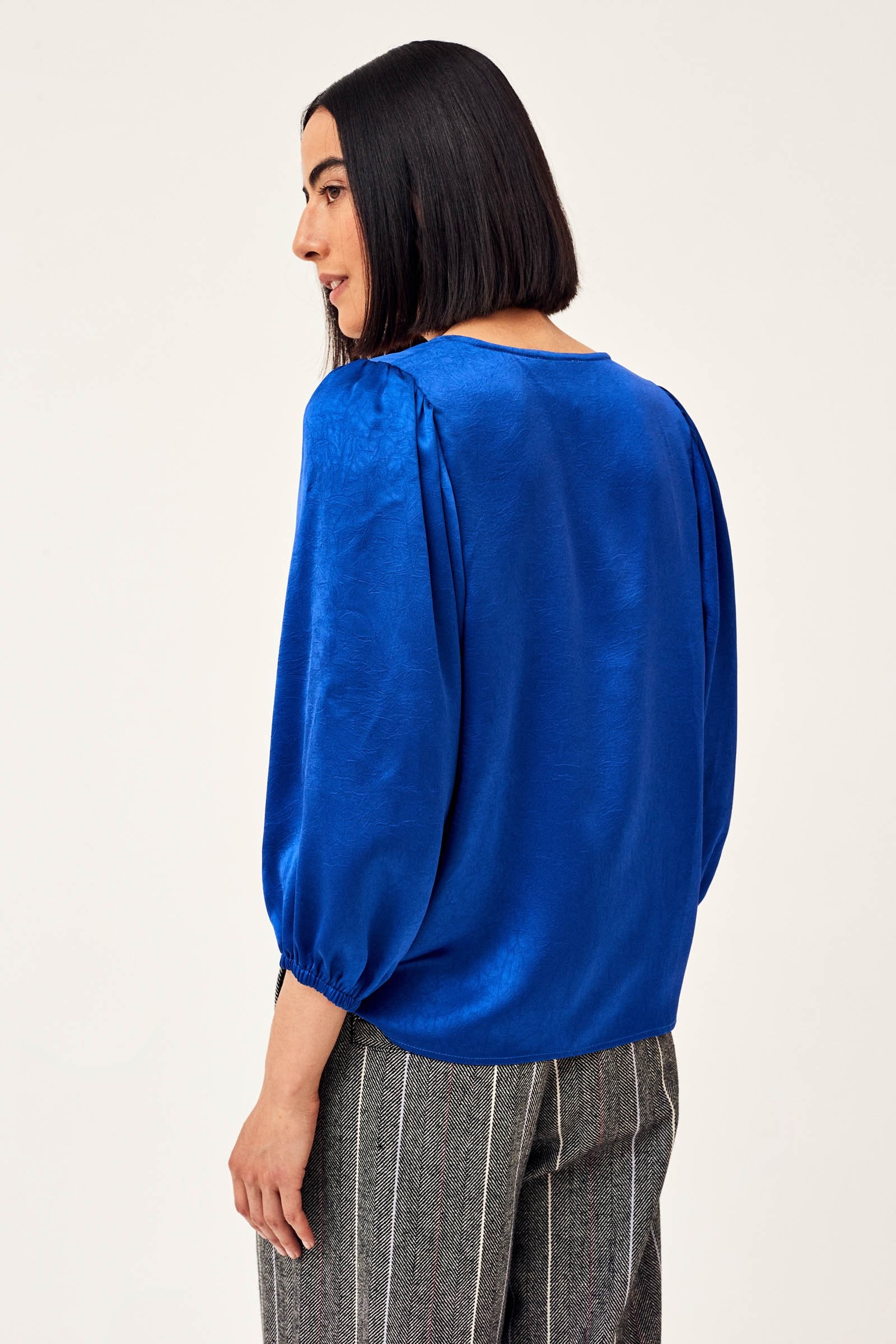CKS Dames - RIKO - blouse lange mouwen - donkerblauw