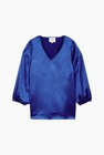 CKS Dames - RIKO - blouse short sleeves - dark blue