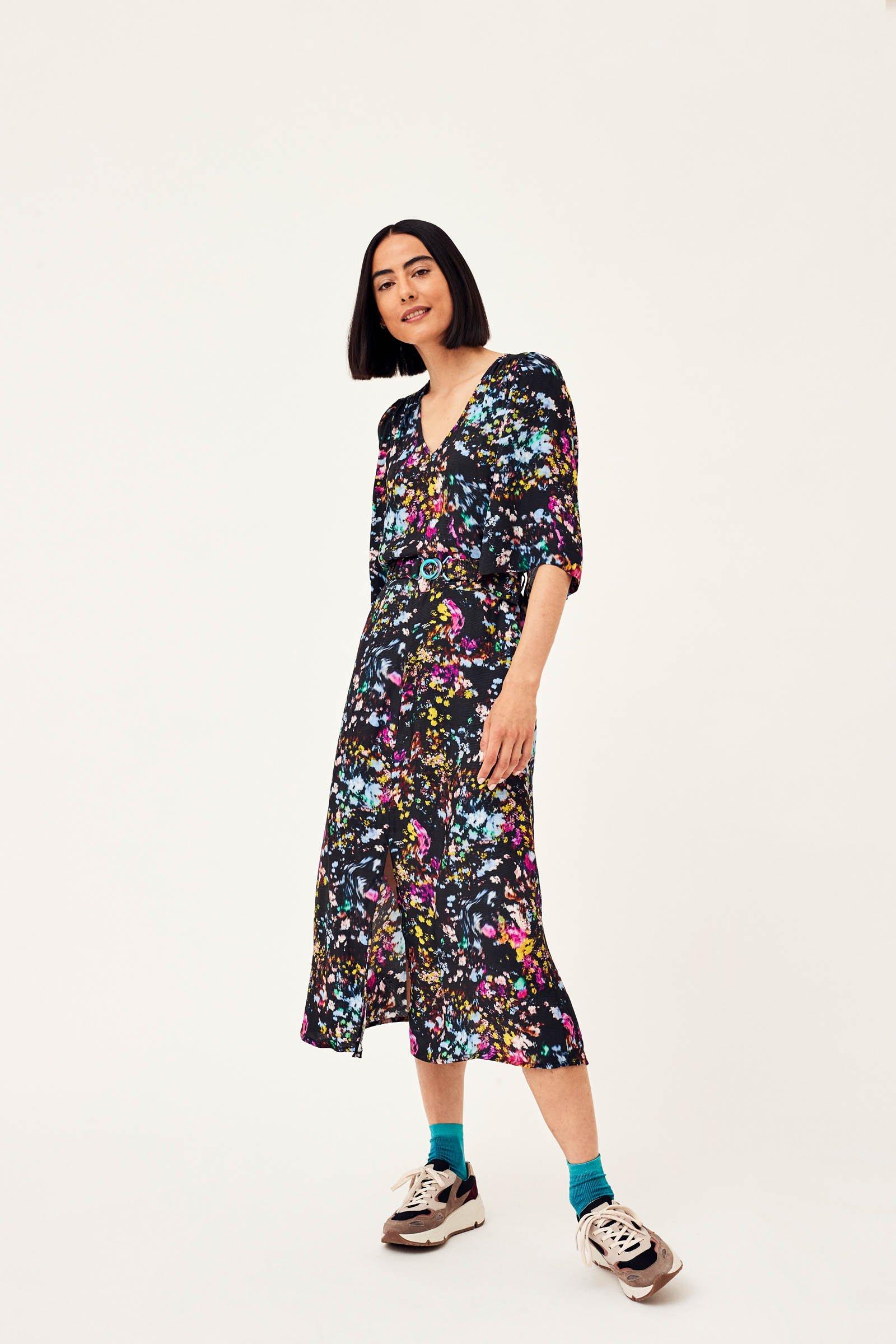 CKS Dames - SADIA - midi dress - dark brown